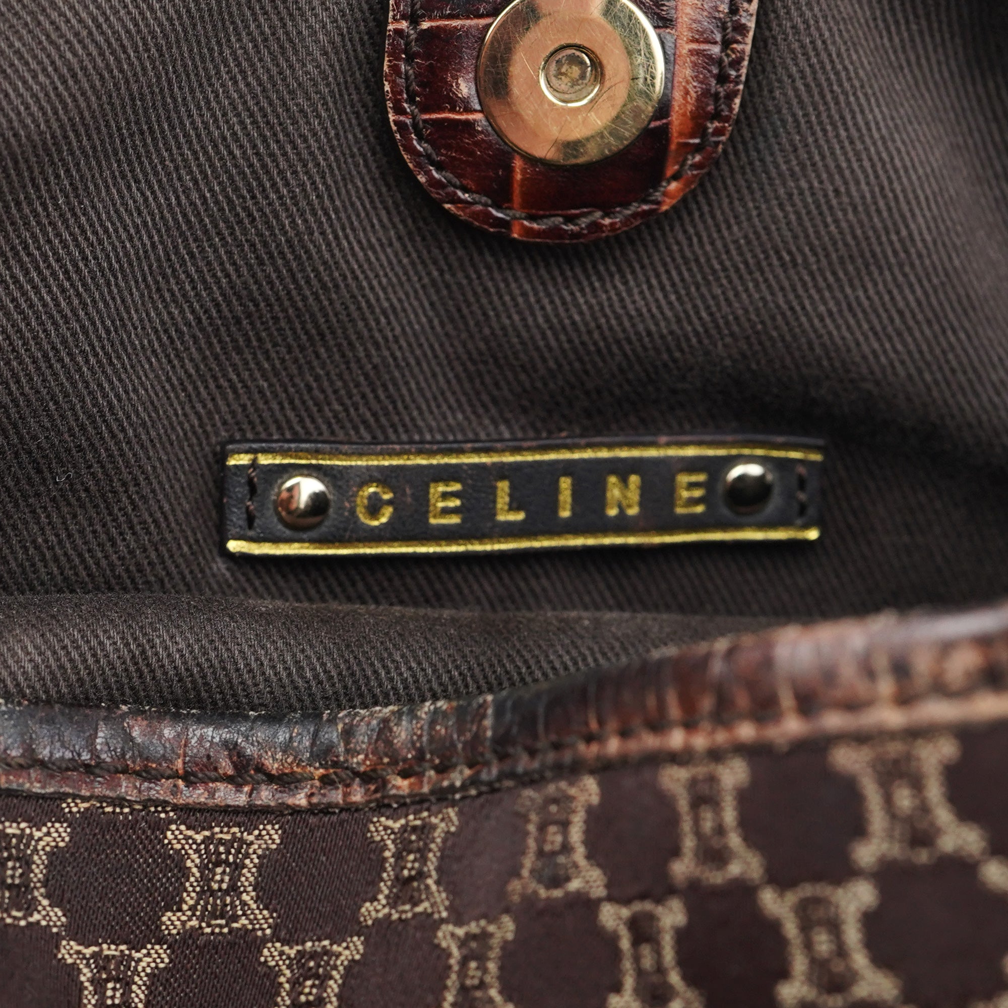 Brown Macadam Bittersweet Shoulder Bag