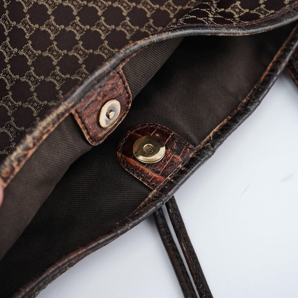 Brown Macadam Bittersweet Shoulder Bag