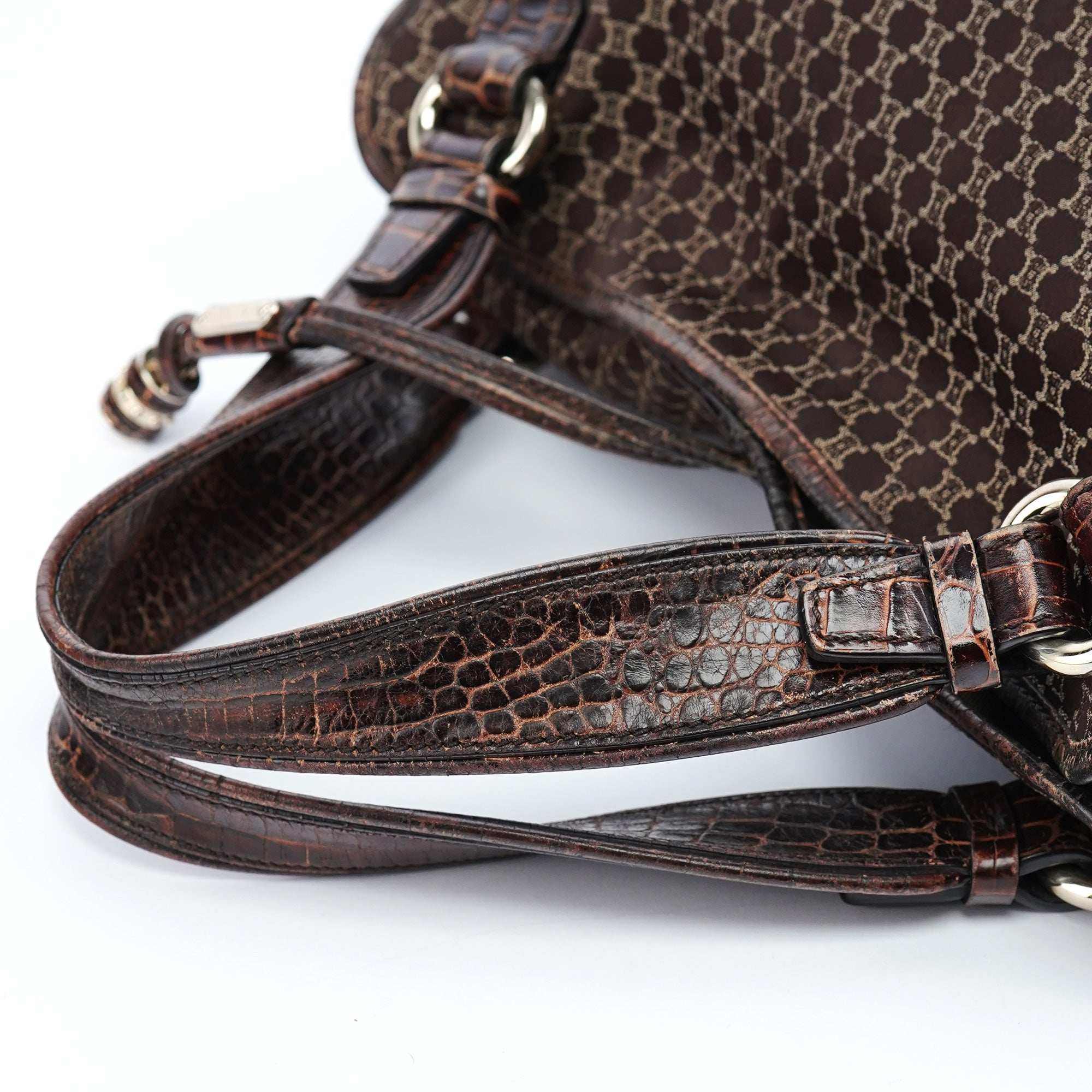 Brown Macadam Bittersweet Shoulder Bag