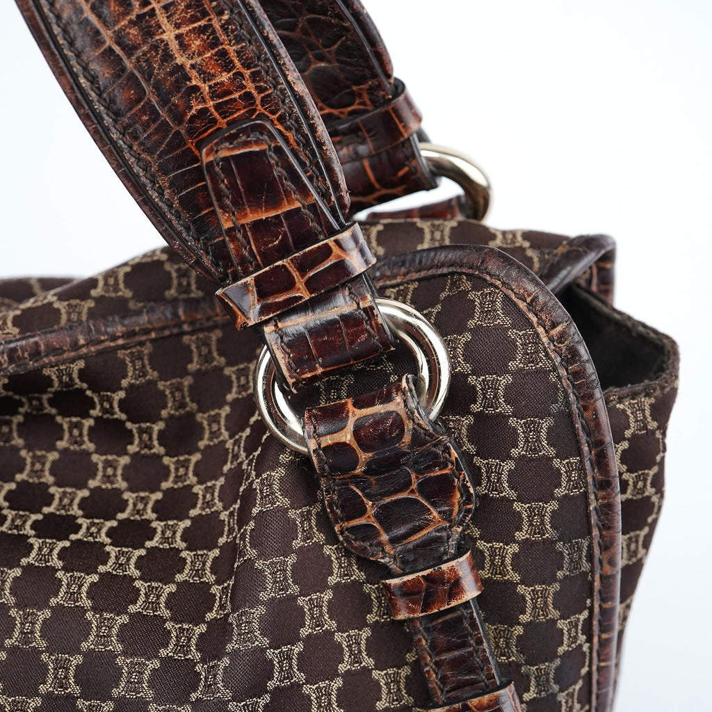 Brown Macadam Bittersweet Shoulder Bag