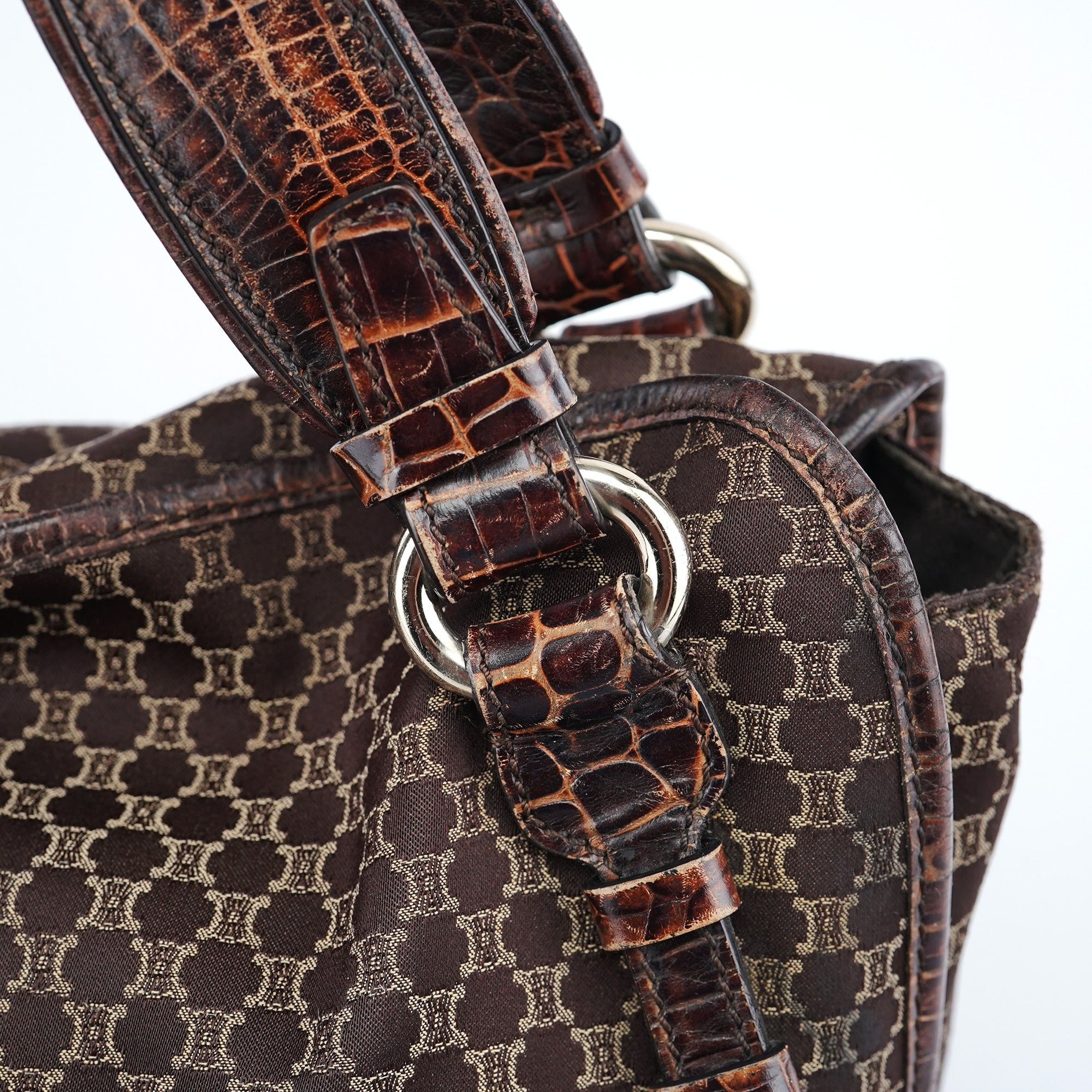 Brown Macadam Bittersweet Shoulder Bag