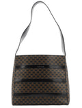 Brown Macadam Canvas Shoulder Bag