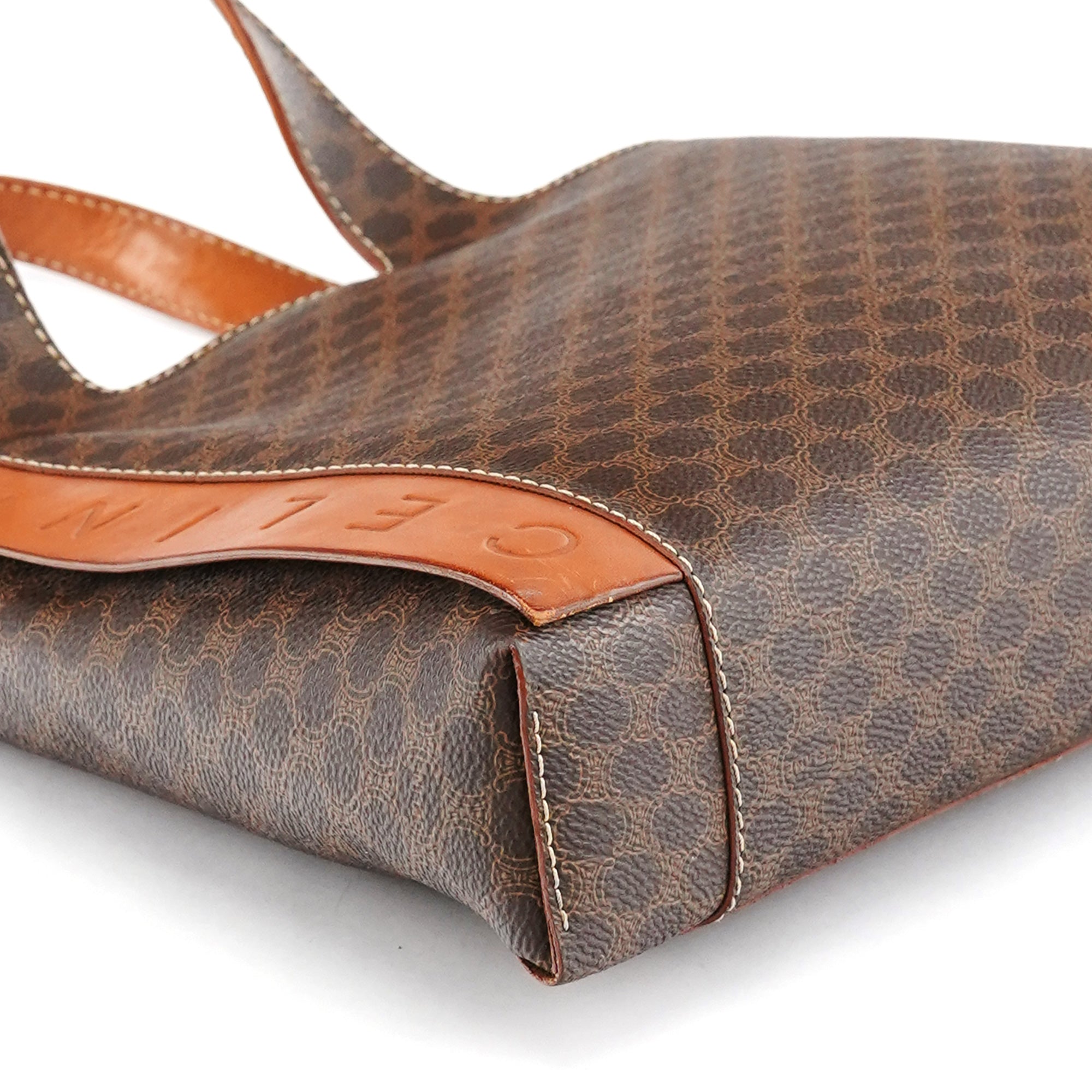 Brown Macadam Logo Tote Bag