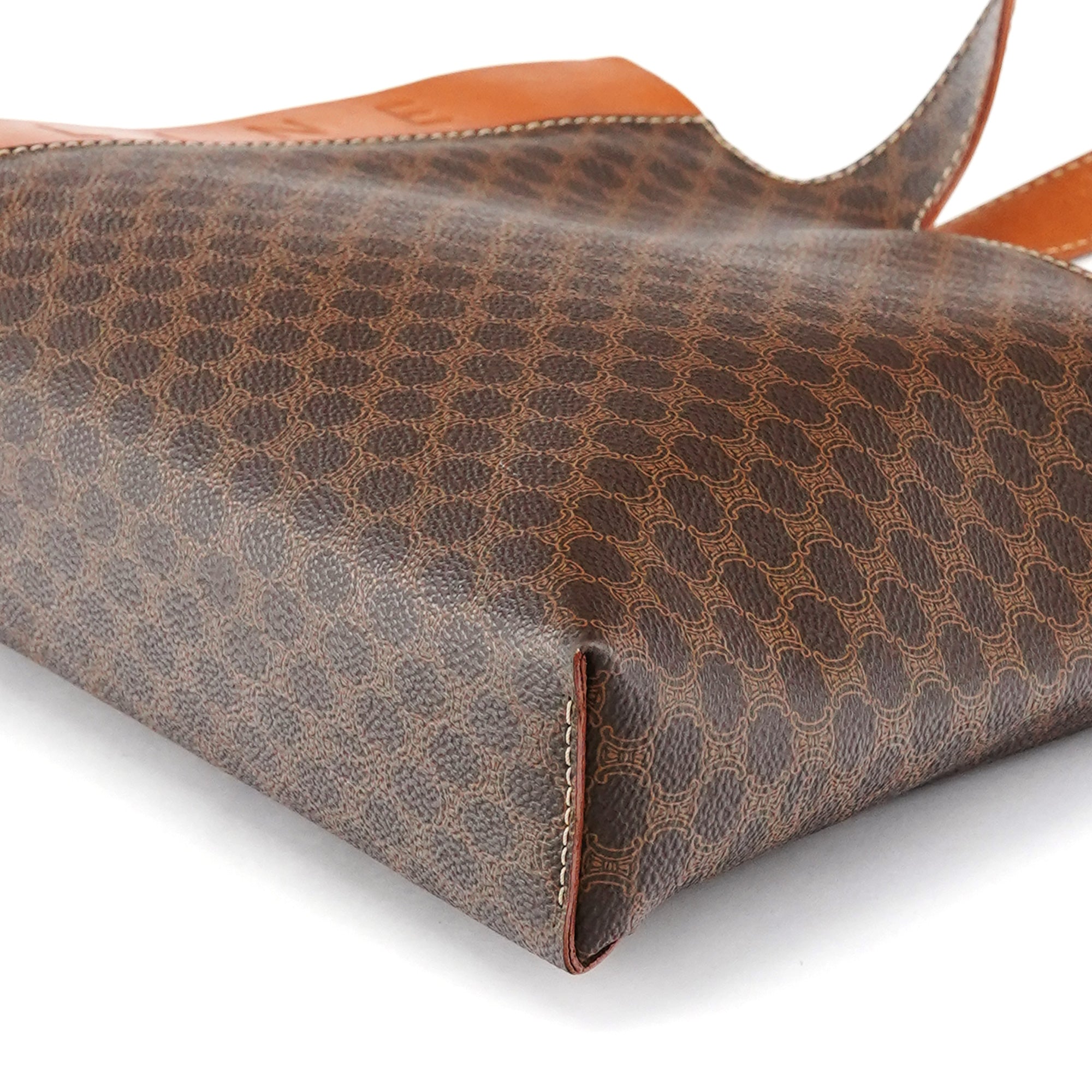 Brown Macadam Logo Tote Bag