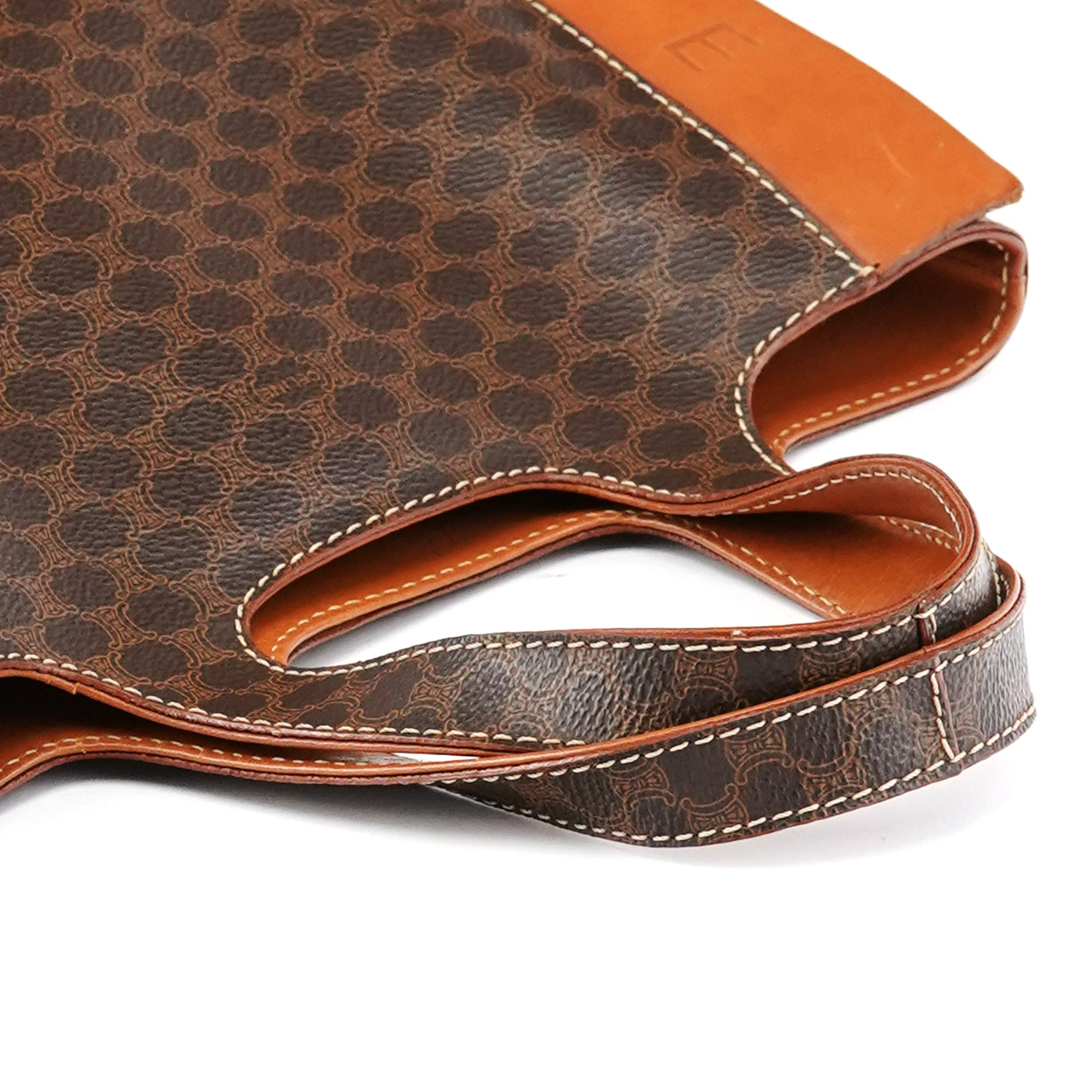 Brown Macadam Logo Tote Bag