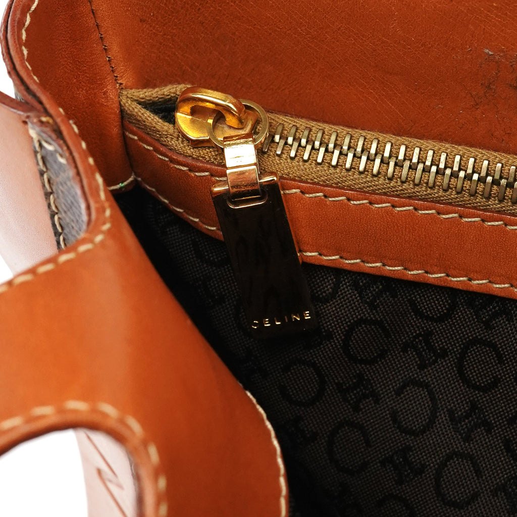 Brown Macadam Logo Tote Bag