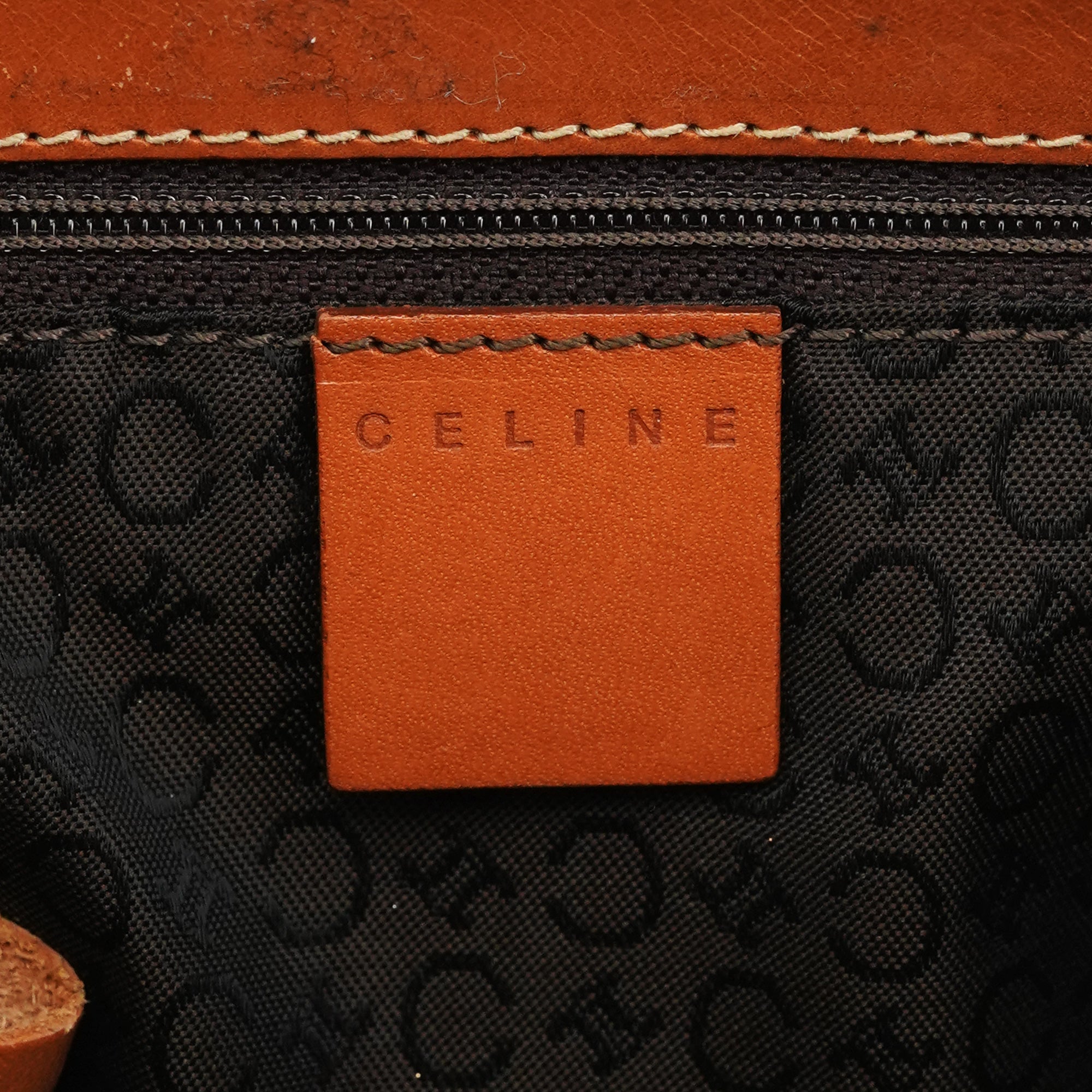 Brown Macadam Logo Tote Bag
