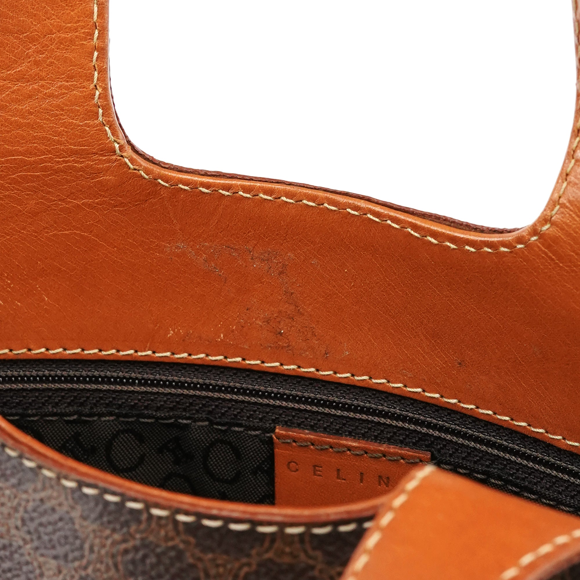 Brown Macadam Logo Tote Bag