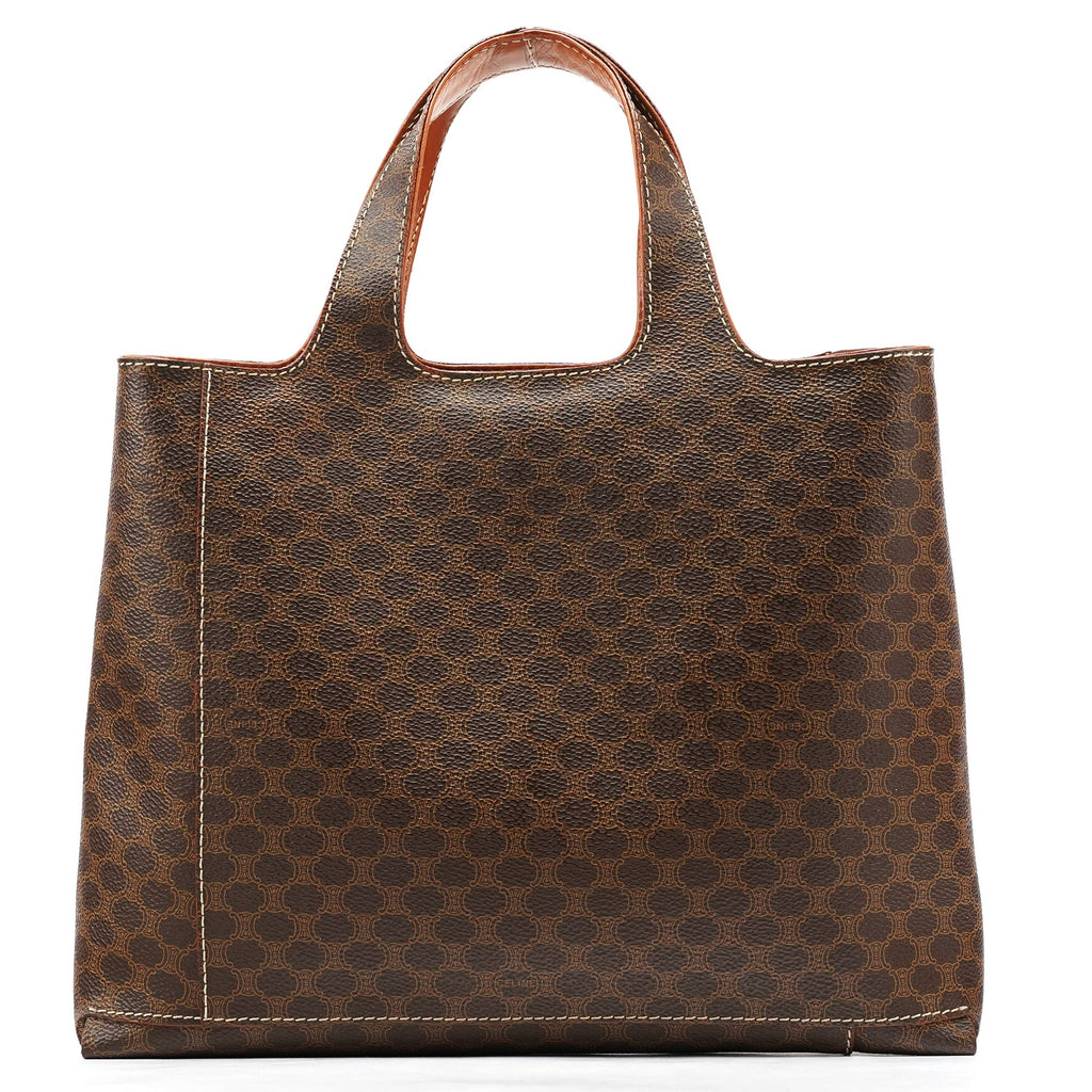 Brown Macadam Logo Tote Bag