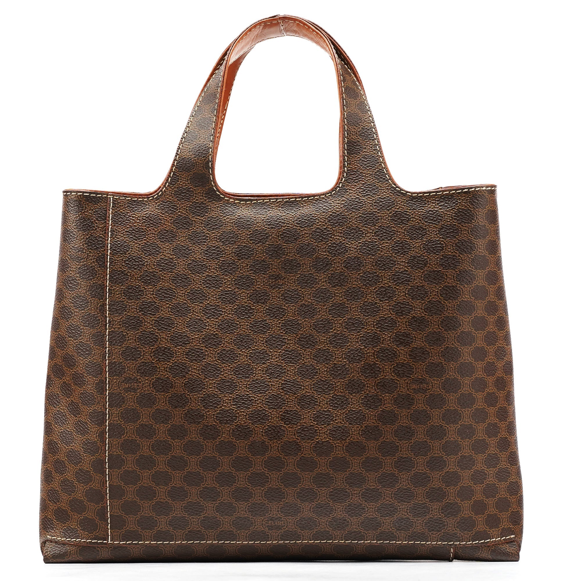 Brown Macadam Logo Tote Bag
