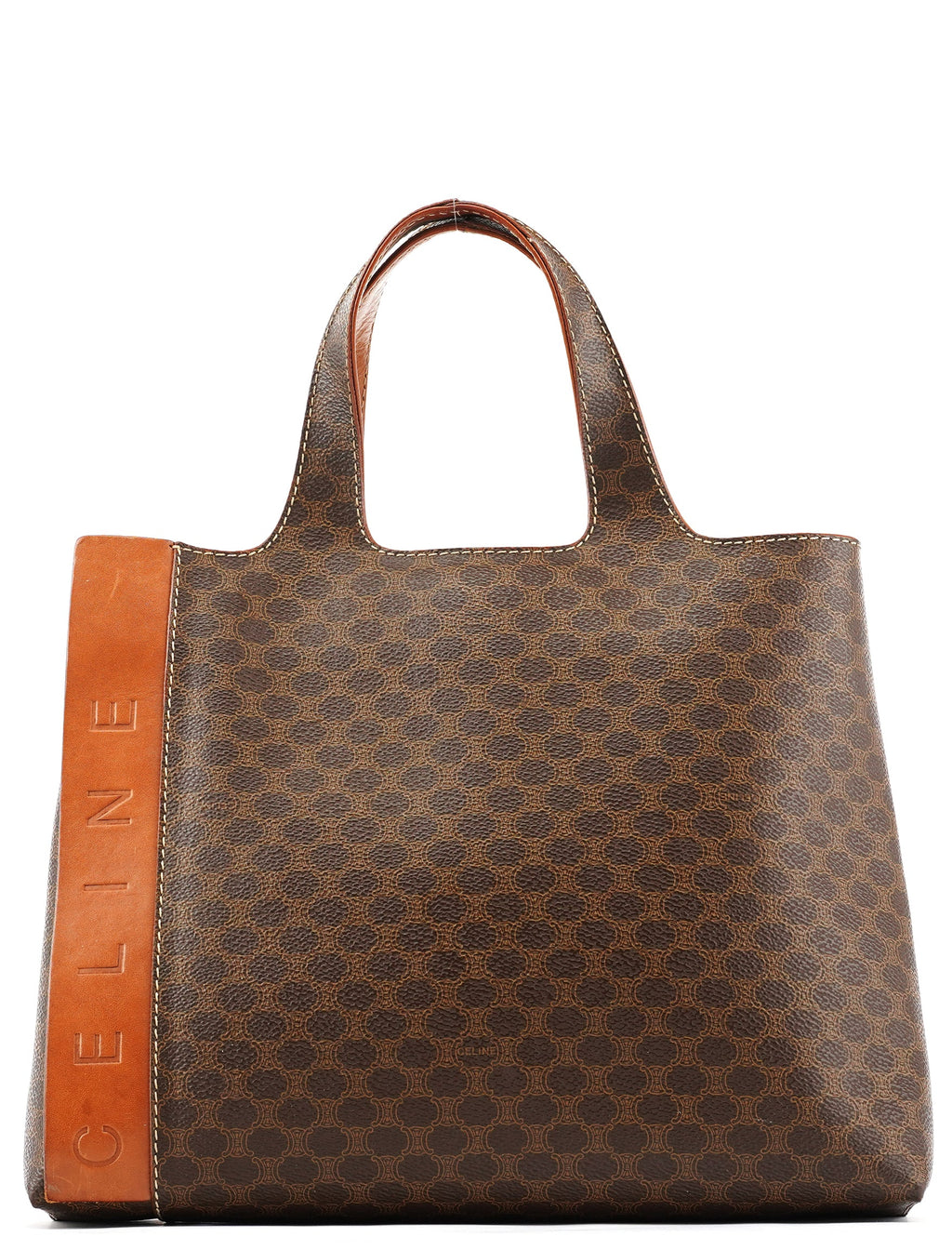 Brown Macadam Logo Tote Bag
