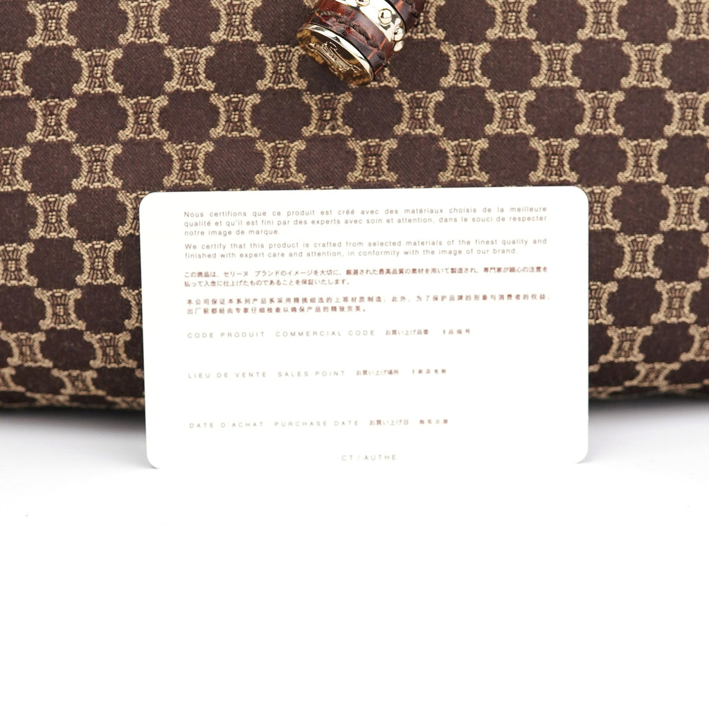 Brown Macadam Monogram Bittersweet Bag