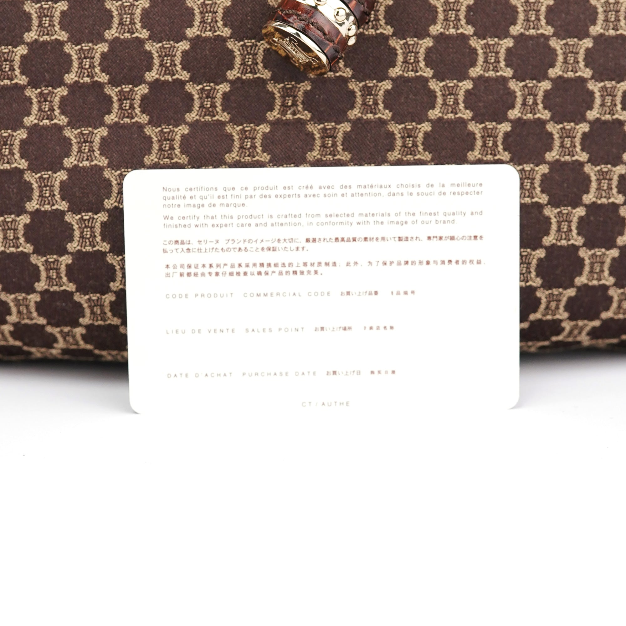 Brown Macadam Monogram Bittersweet Bag