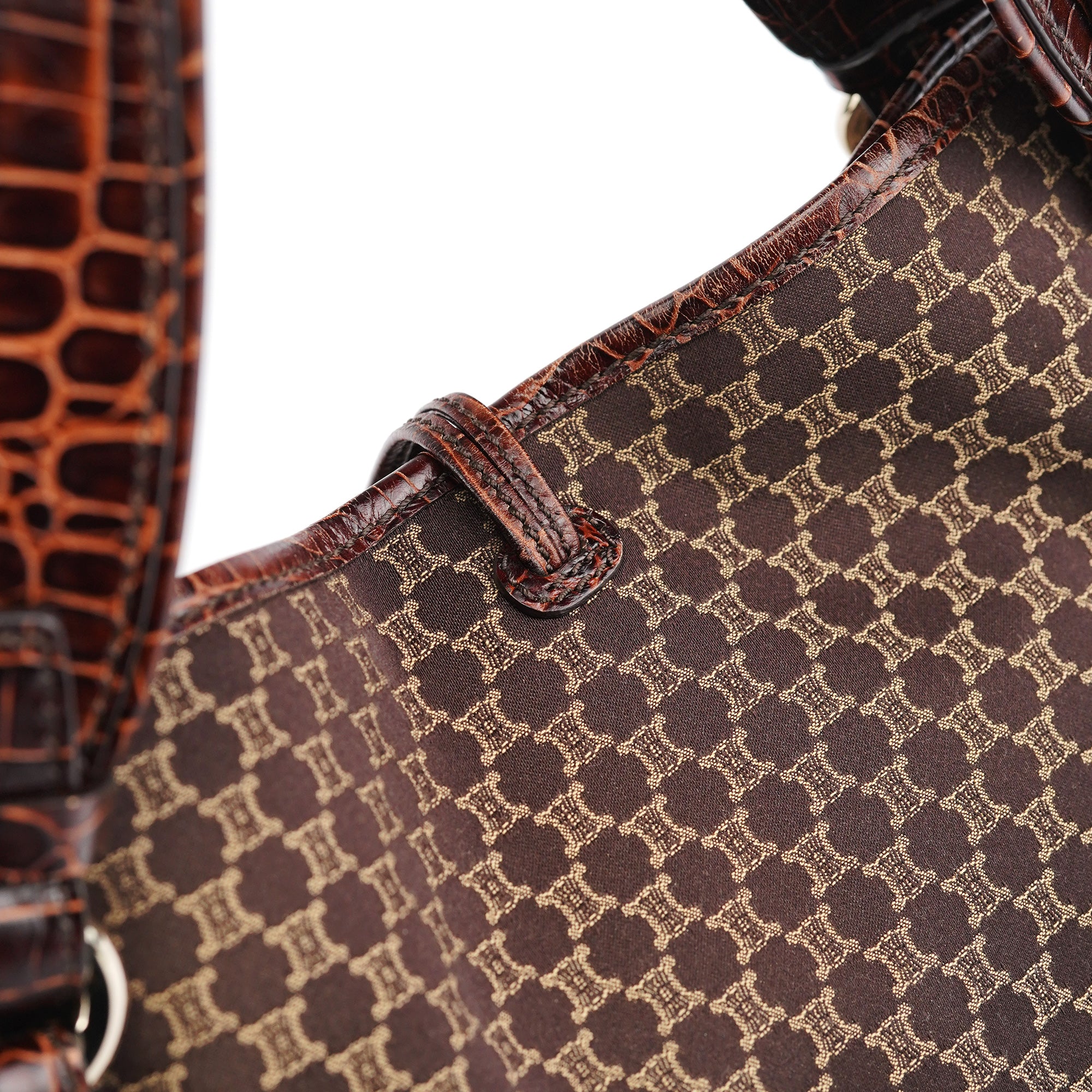 Brown Macadam Monogram Bittersweet Bag