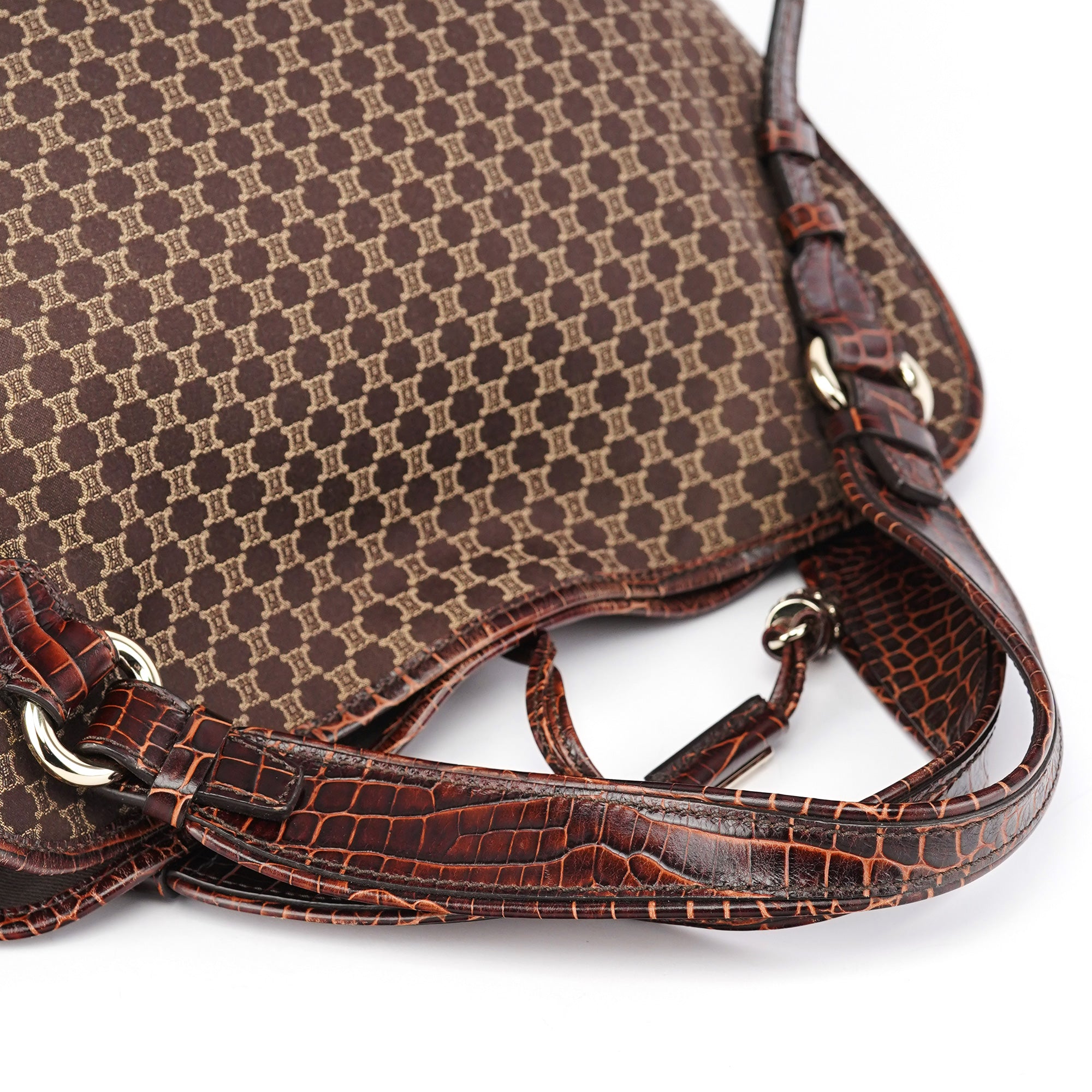 Brown Macadam Monogram Bittersweet Bag