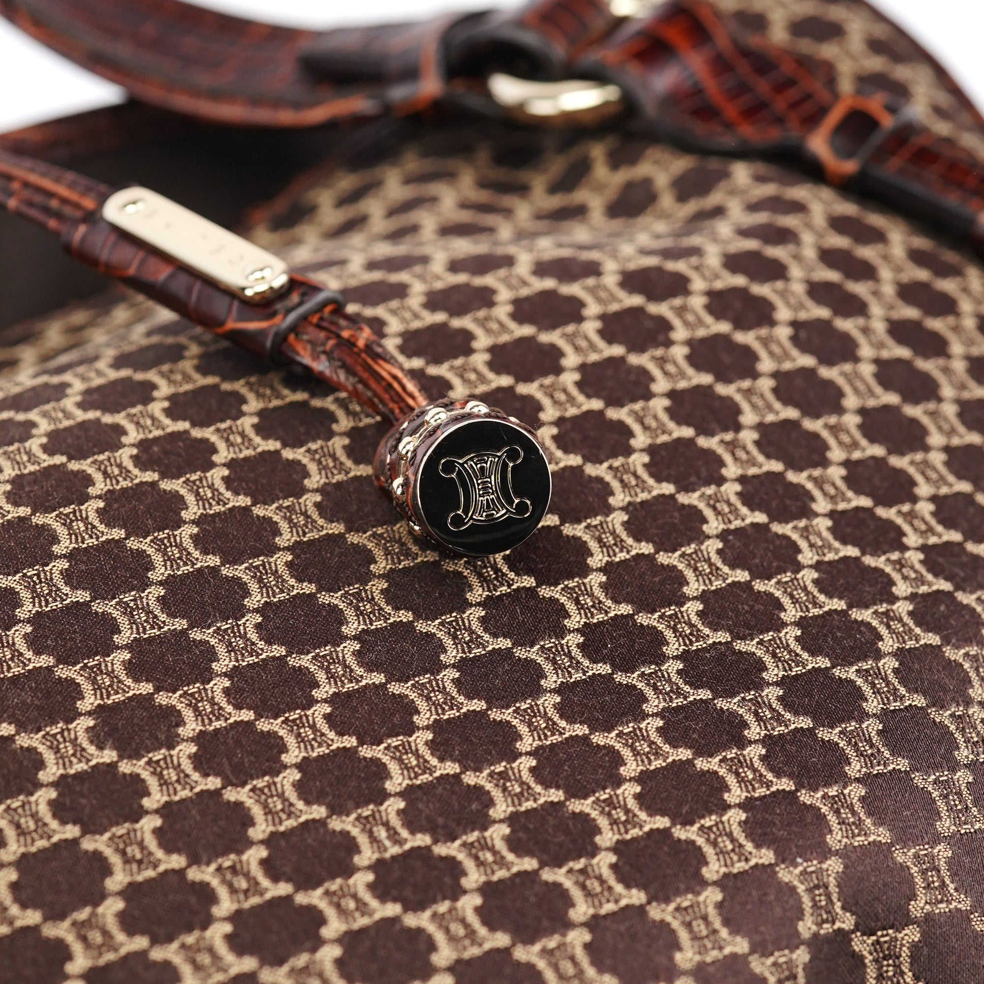 Brown Macadam Monogram Bittersweet Bag