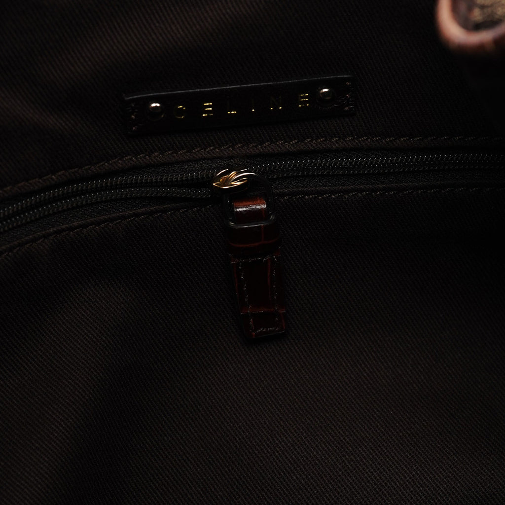 Brown Macadam Monogram Shoulder Bag