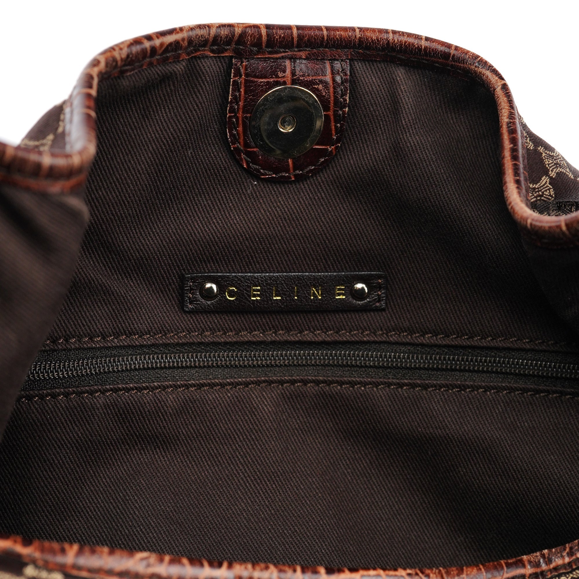 Brown Macadam Monogram Shoulder Bag