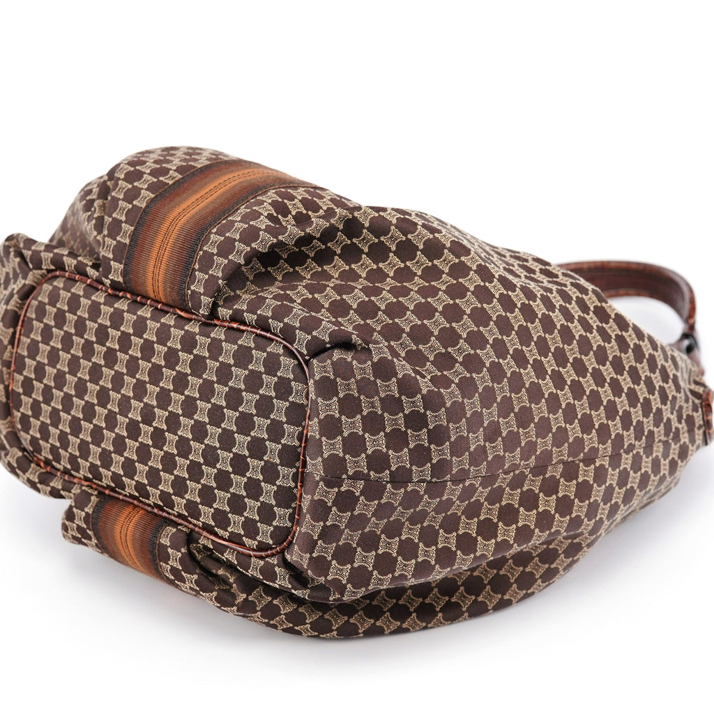 Brown Macadam Monogram Shoulder Bag