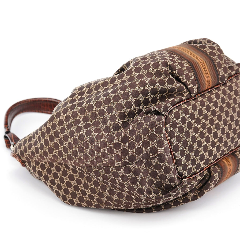 Brown Macadam Monogram Shoulder Bag