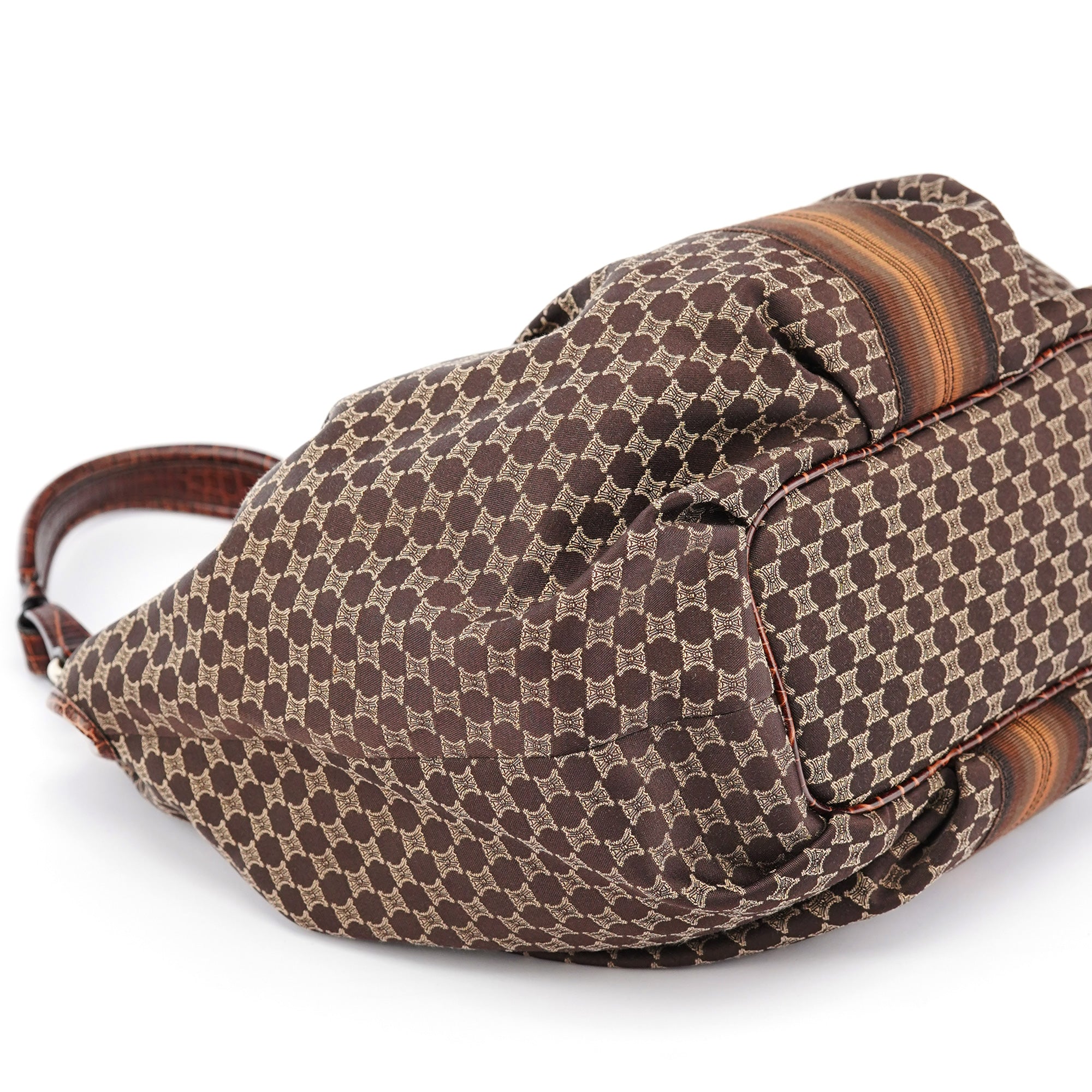 Brown Macadam Monogram Shoulder Bag