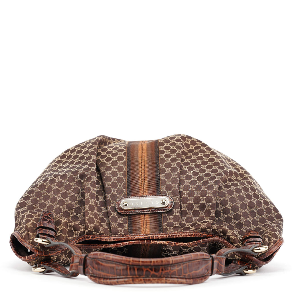 Brown Macadam Monogram Shoulder Bag