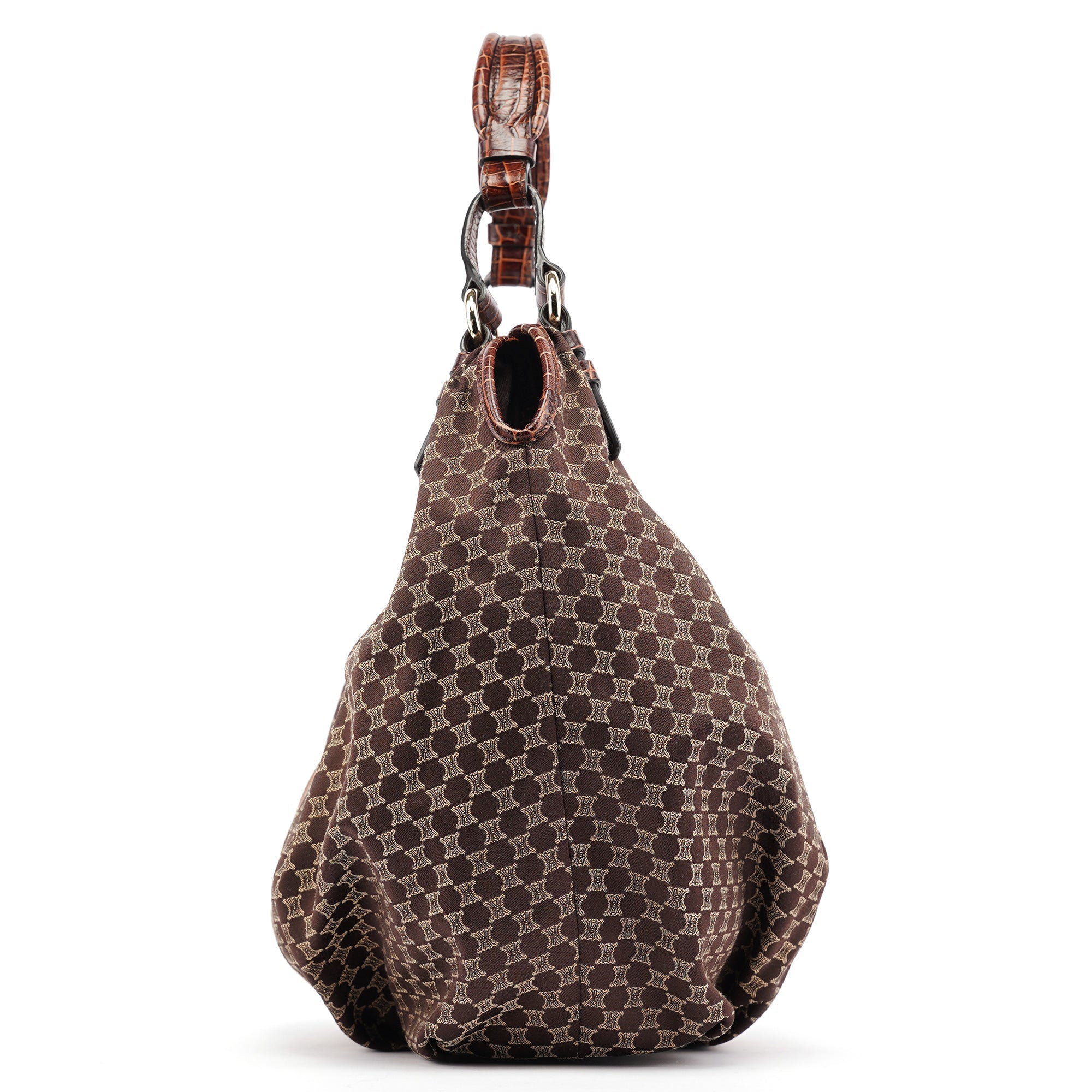 Brown Macadam Monogram Shoulder Bag