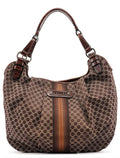 Brown Macadam Monogram Shoulder Bag