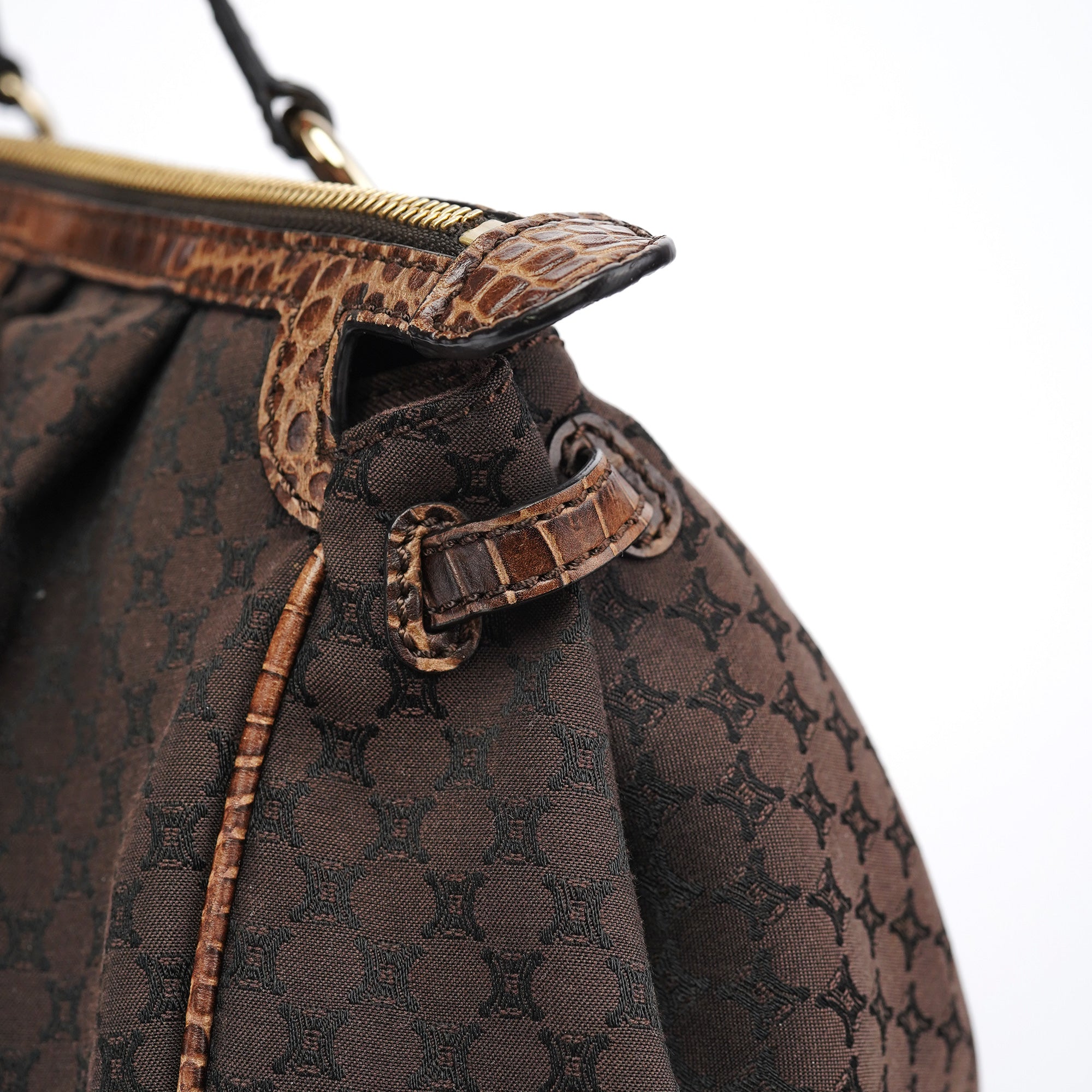 Brown Macadam Monogram Tote Bag