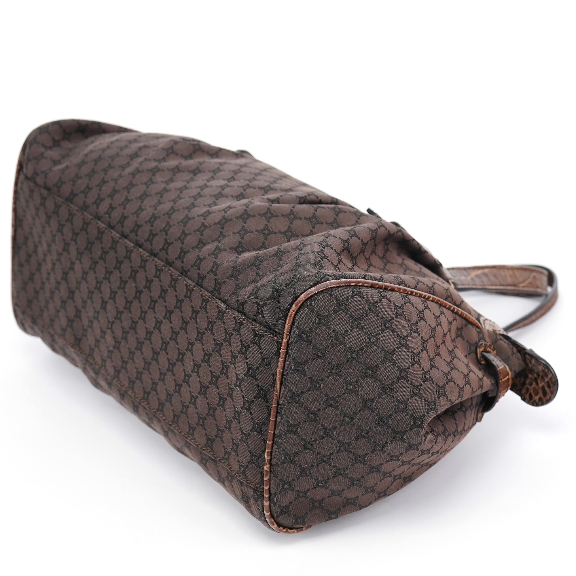 Brown Macadam Monogram Tote Bag