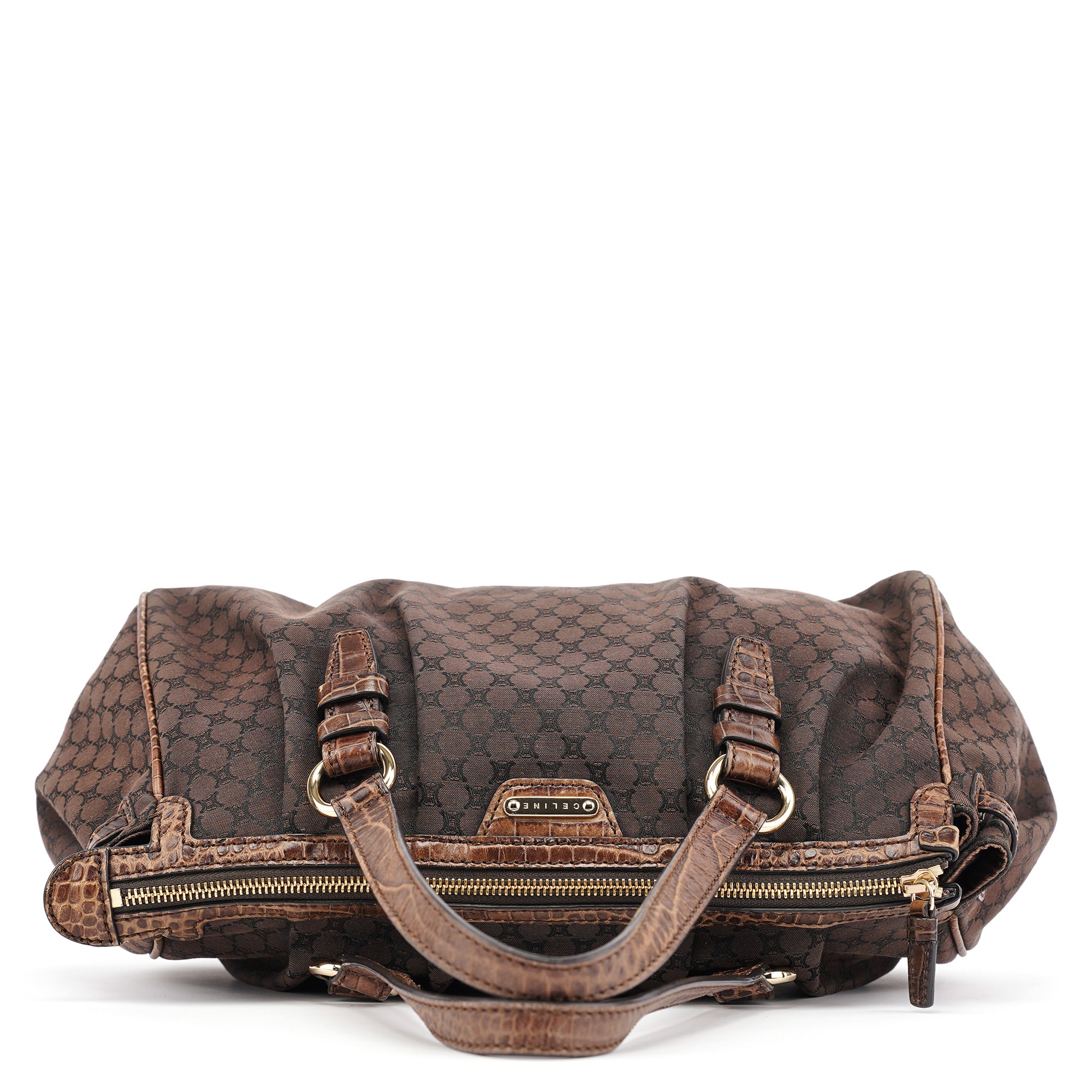 Brown Macadam Monogram Tote Bag