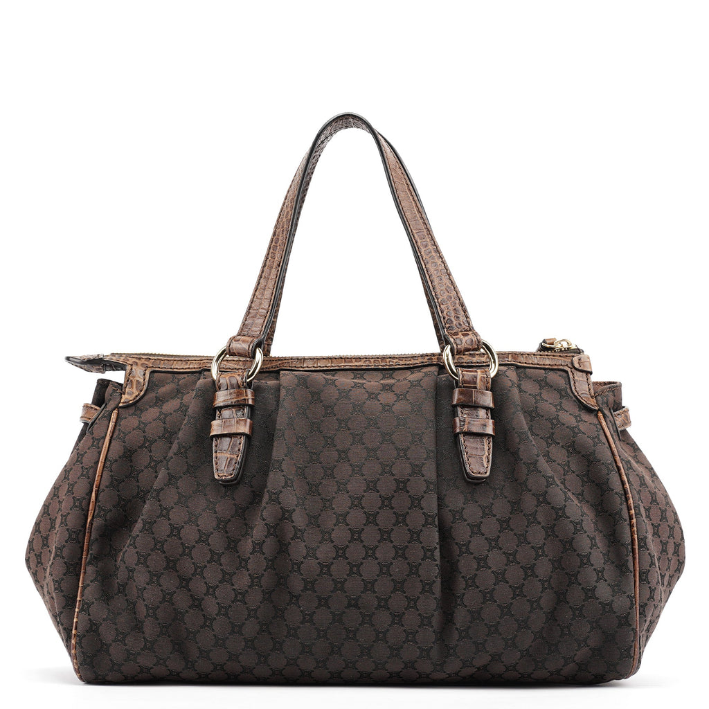 Brown Macadam Monogram Tote Bag