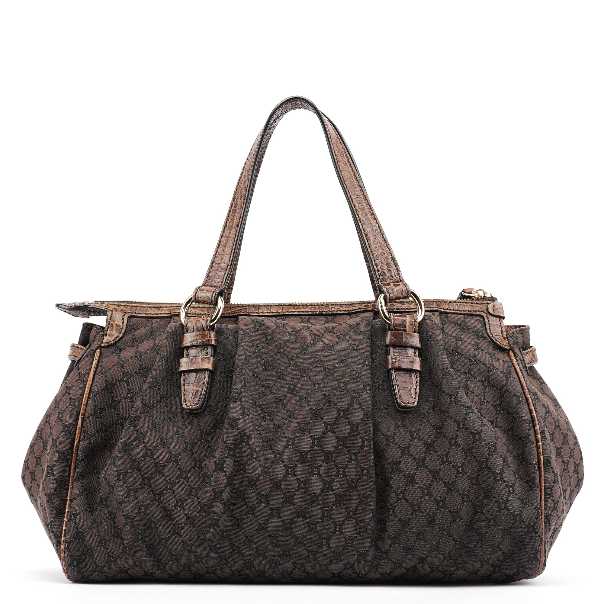 Brown Macadam Monogram Tote Bag