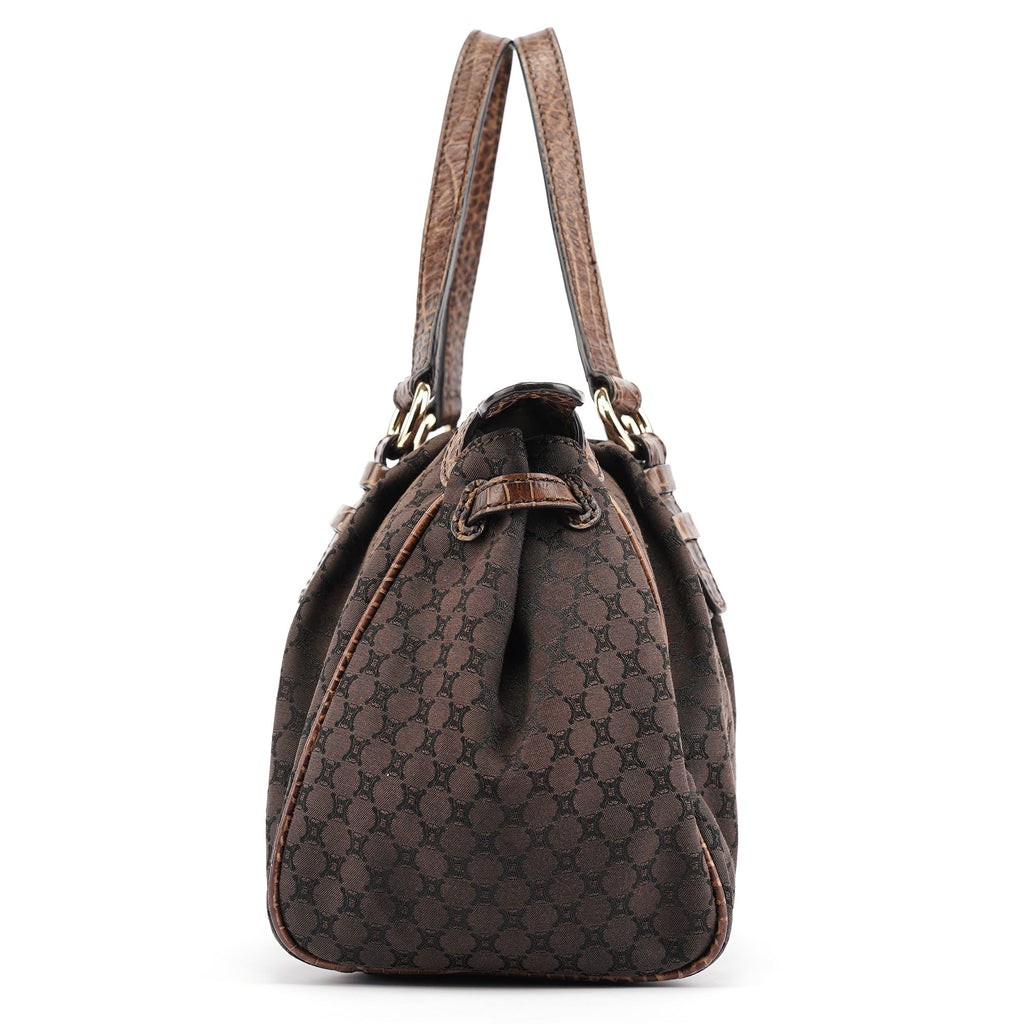 Brown Macadam Monogram Tote Bag
