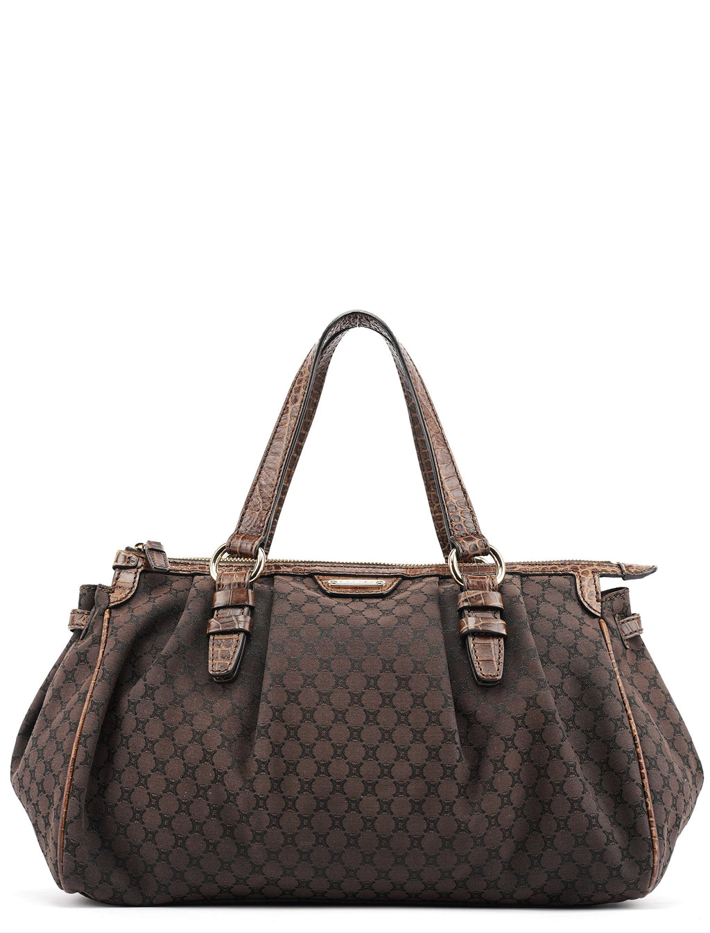 Brown Macadam Monogram Tote Bag