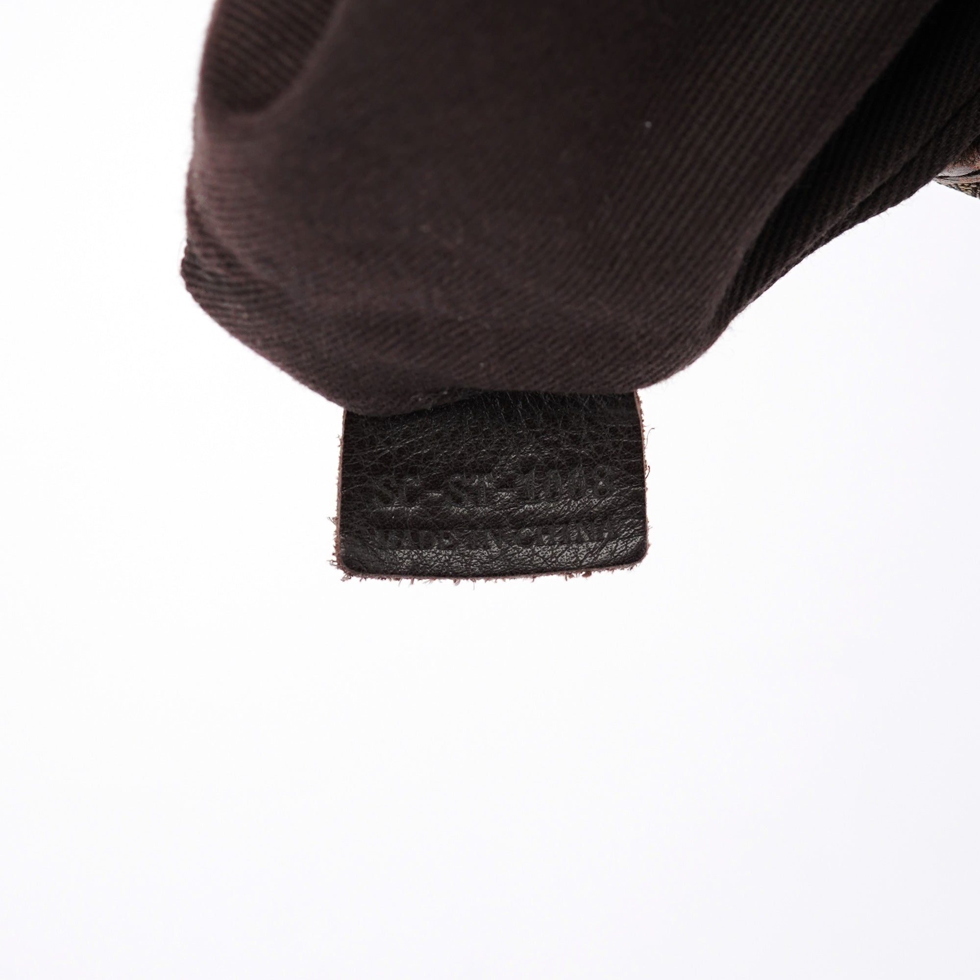 Brown Macadam Shoulder Bag