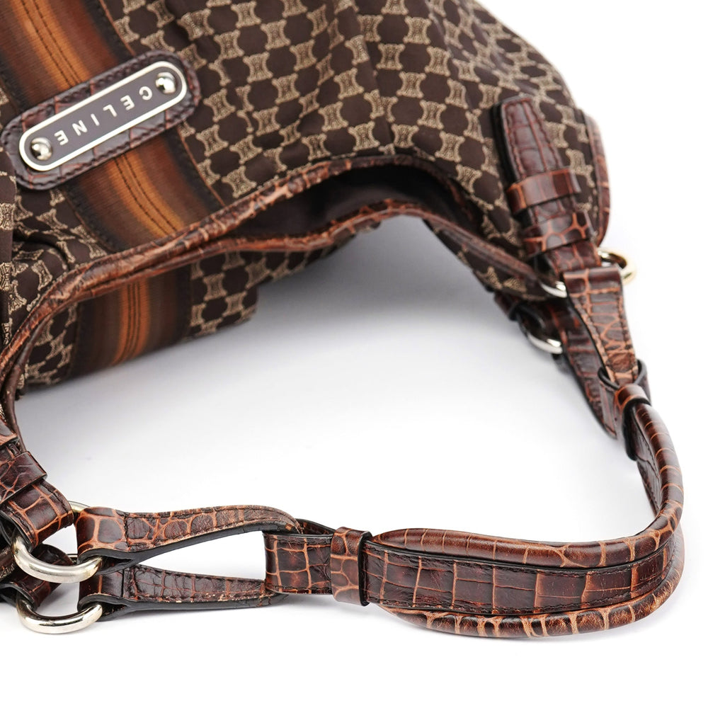 Brown Macadam Shoulder Bag