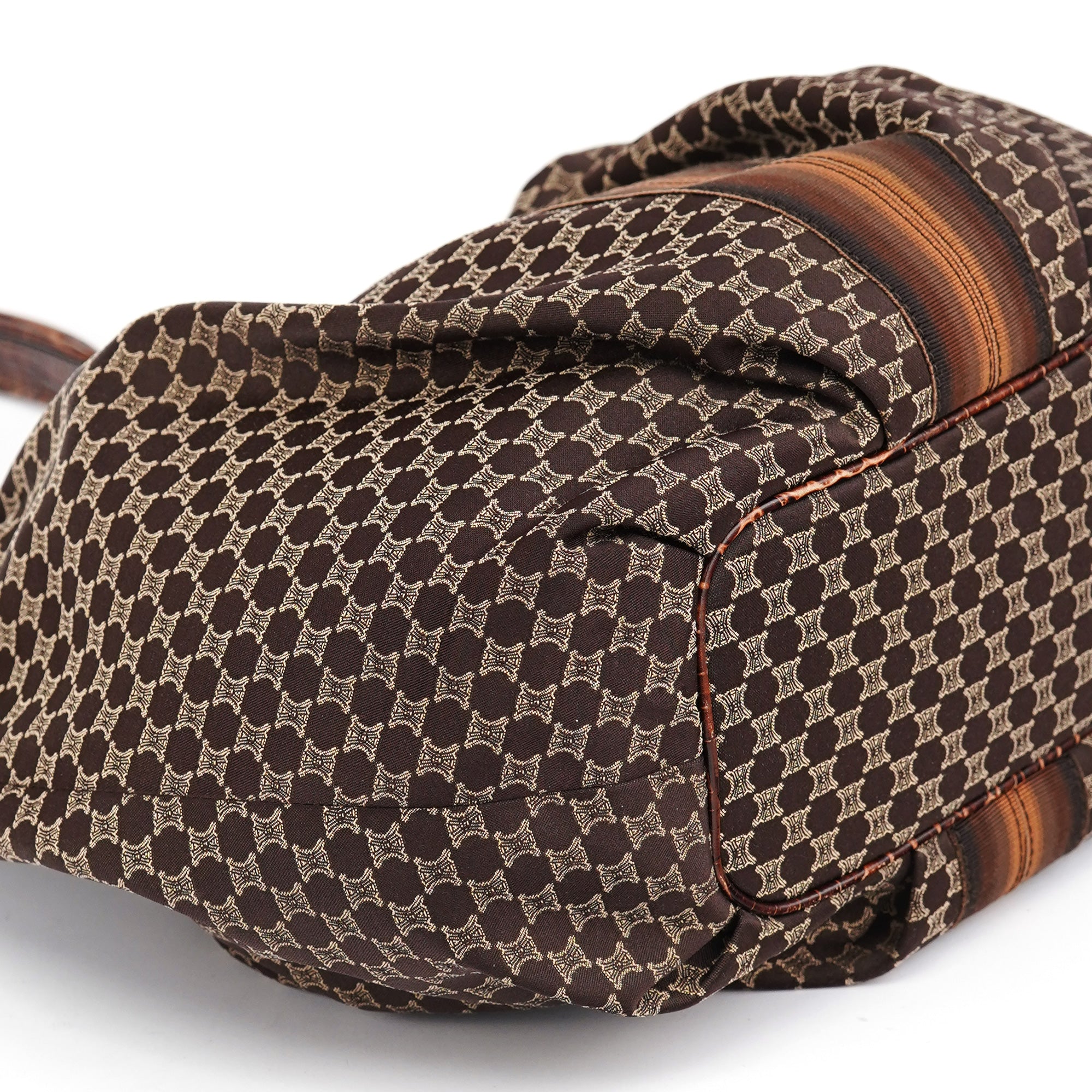 Brown Macadam Shoulder Bag
