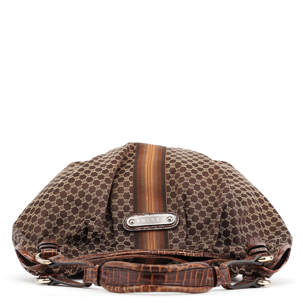 Brown Macadam Shoulder Bag