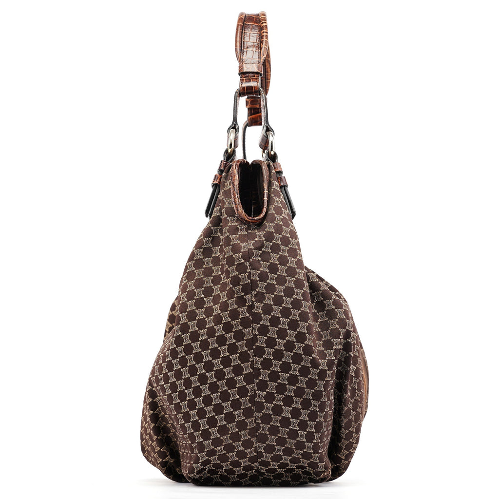 Brown Macadam Shoulder Bag