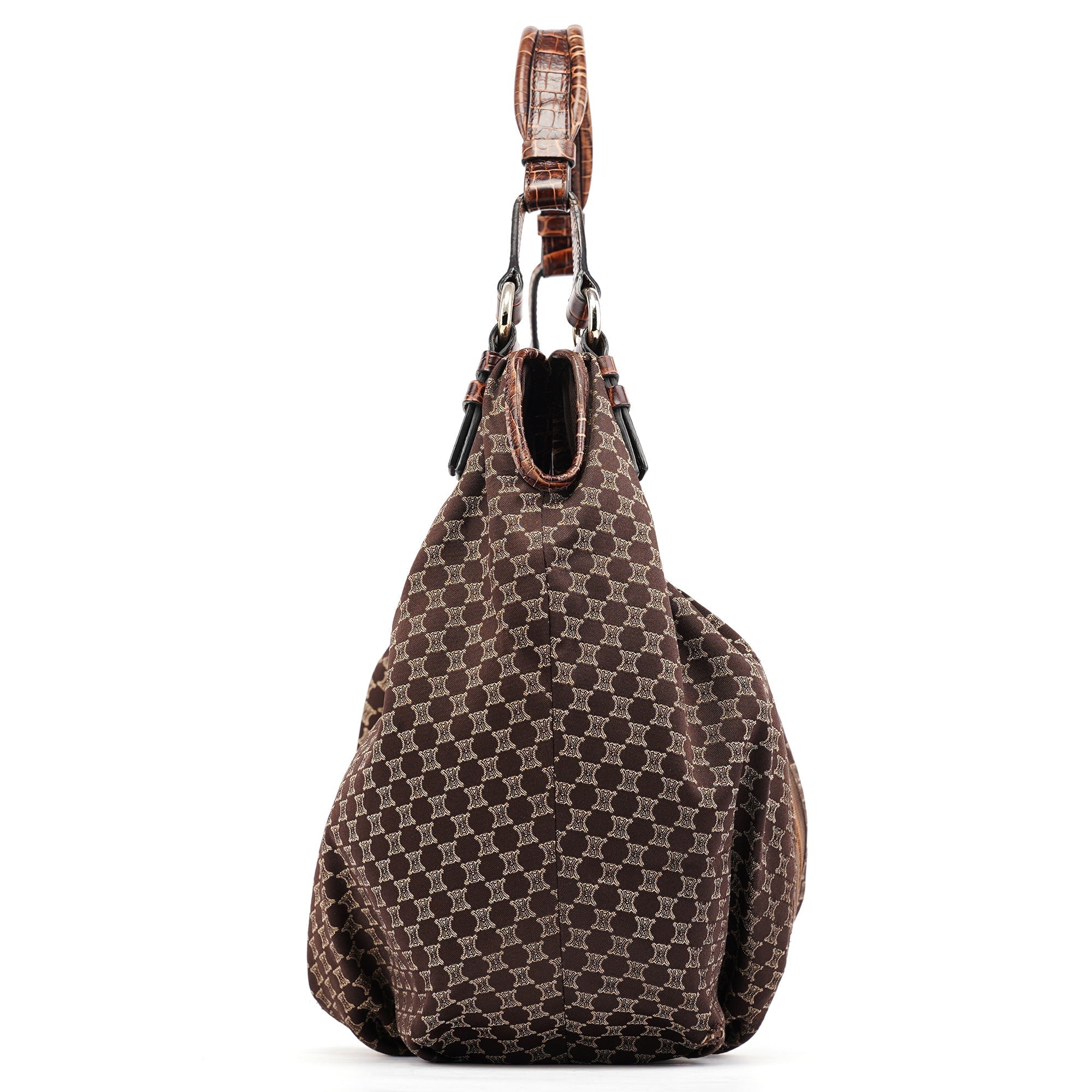 Brown Macadam Shoulder Bag