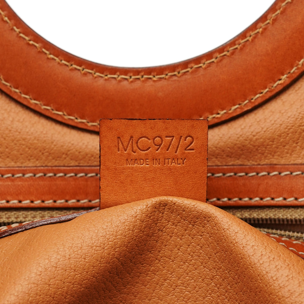 Brown Monogram Round Handle Bag