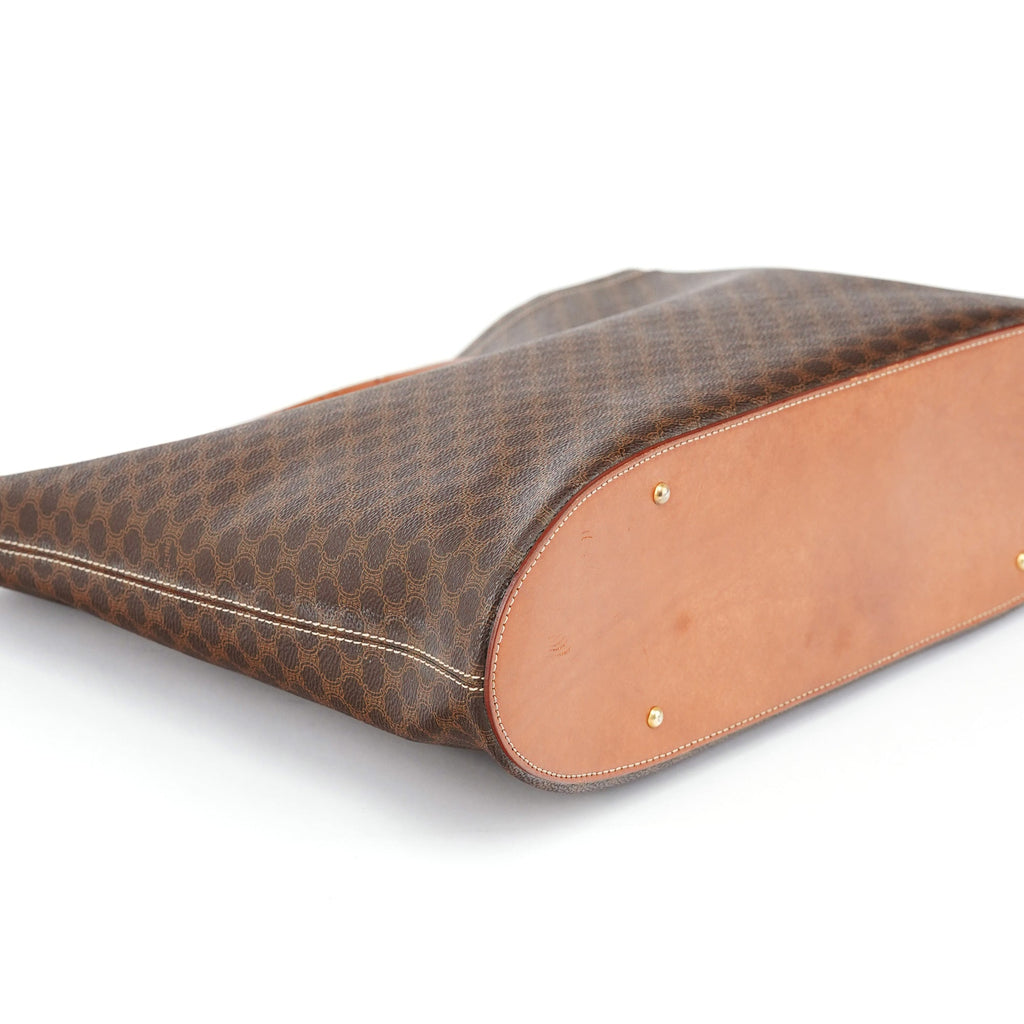 Brown Monogram Round Handle Bag