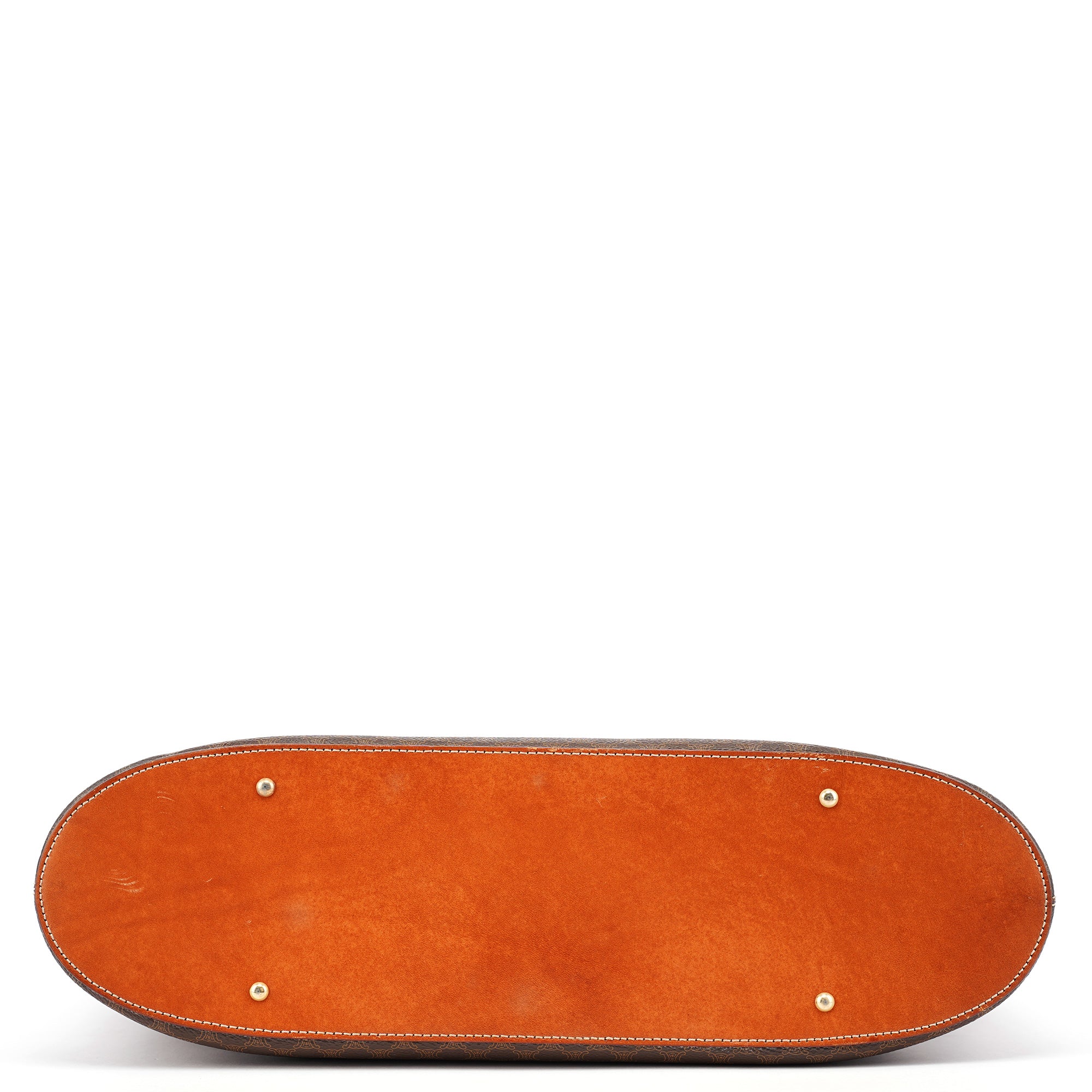 Brown Monogram Round Handle Bag