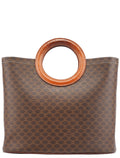 Brown Monogram Round Handle Bag