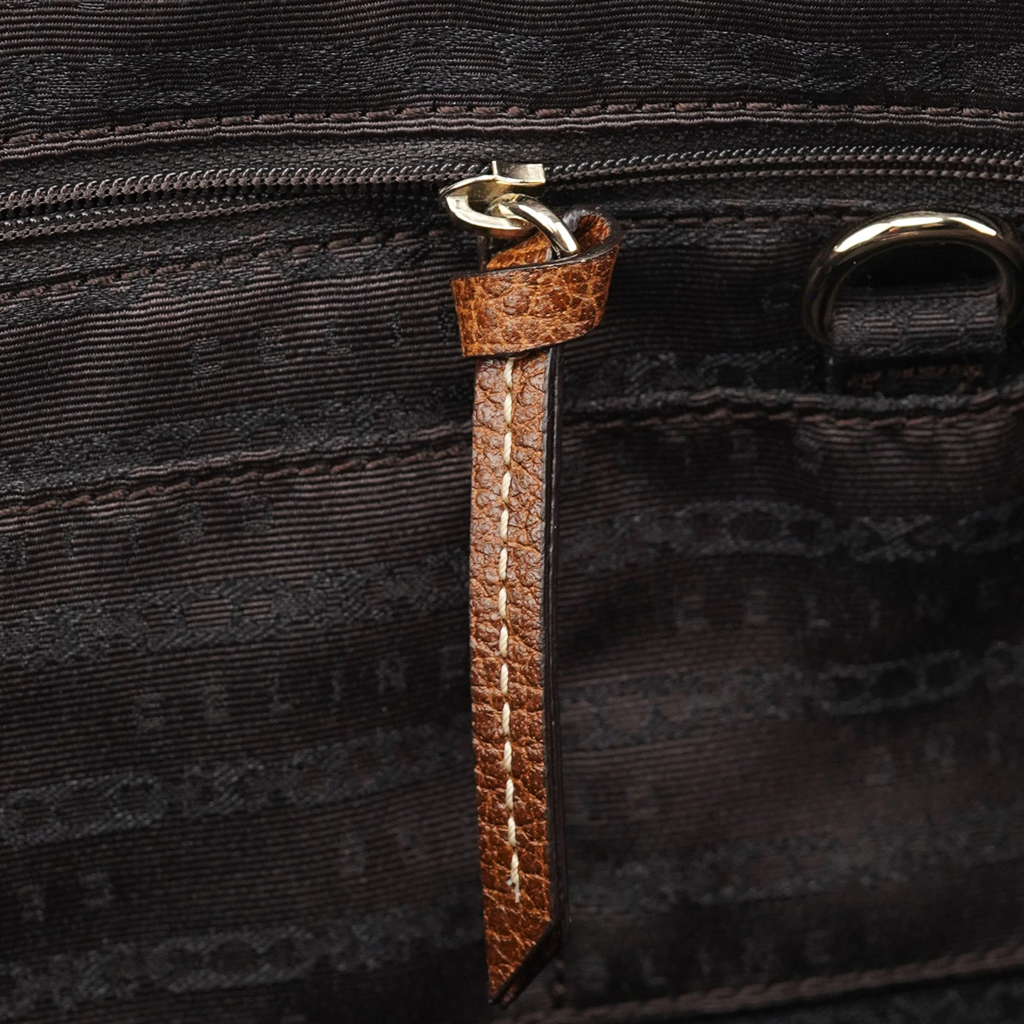 Brown Quilted Calfskin Bittersweet Bag
