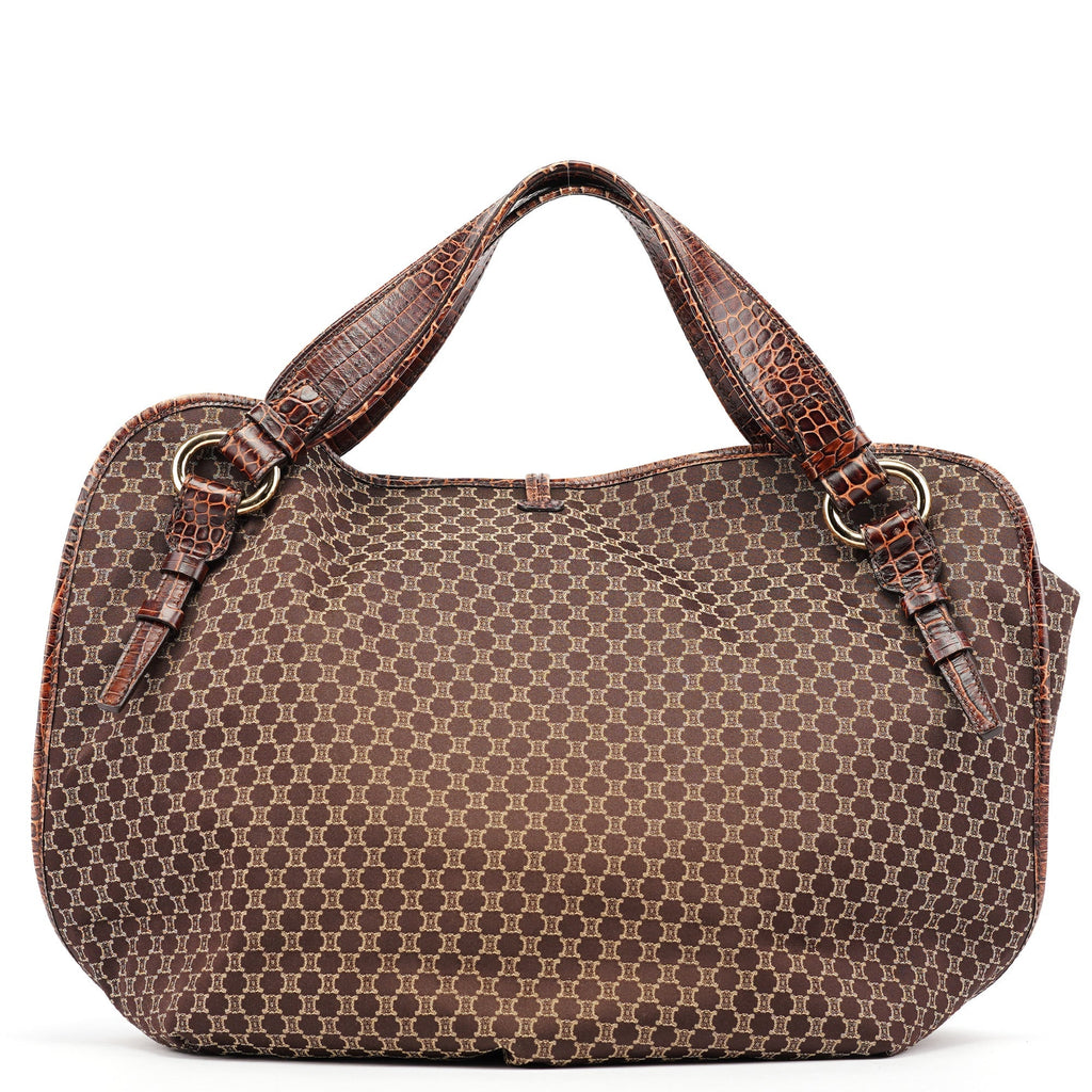 Brown Triomphe Bittersweet Shoulder Bag