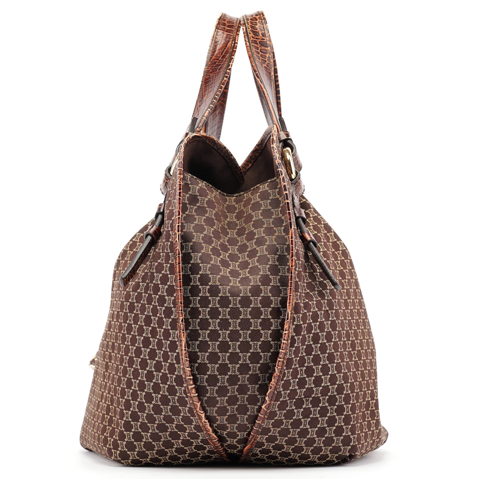 Brown Triomphe Bittersweet Shoulder Bag