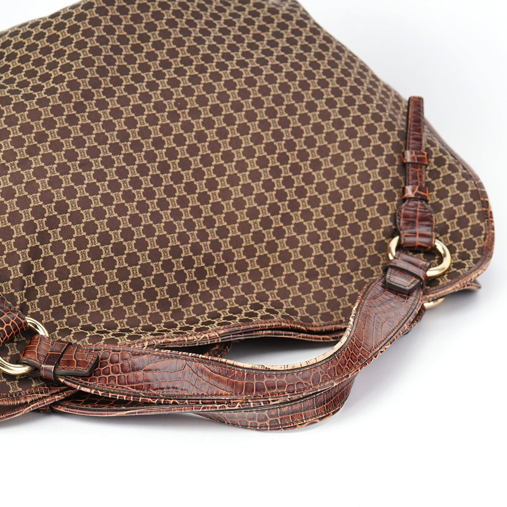 Brown Triomphe Bittersweet Shoulder Bag
