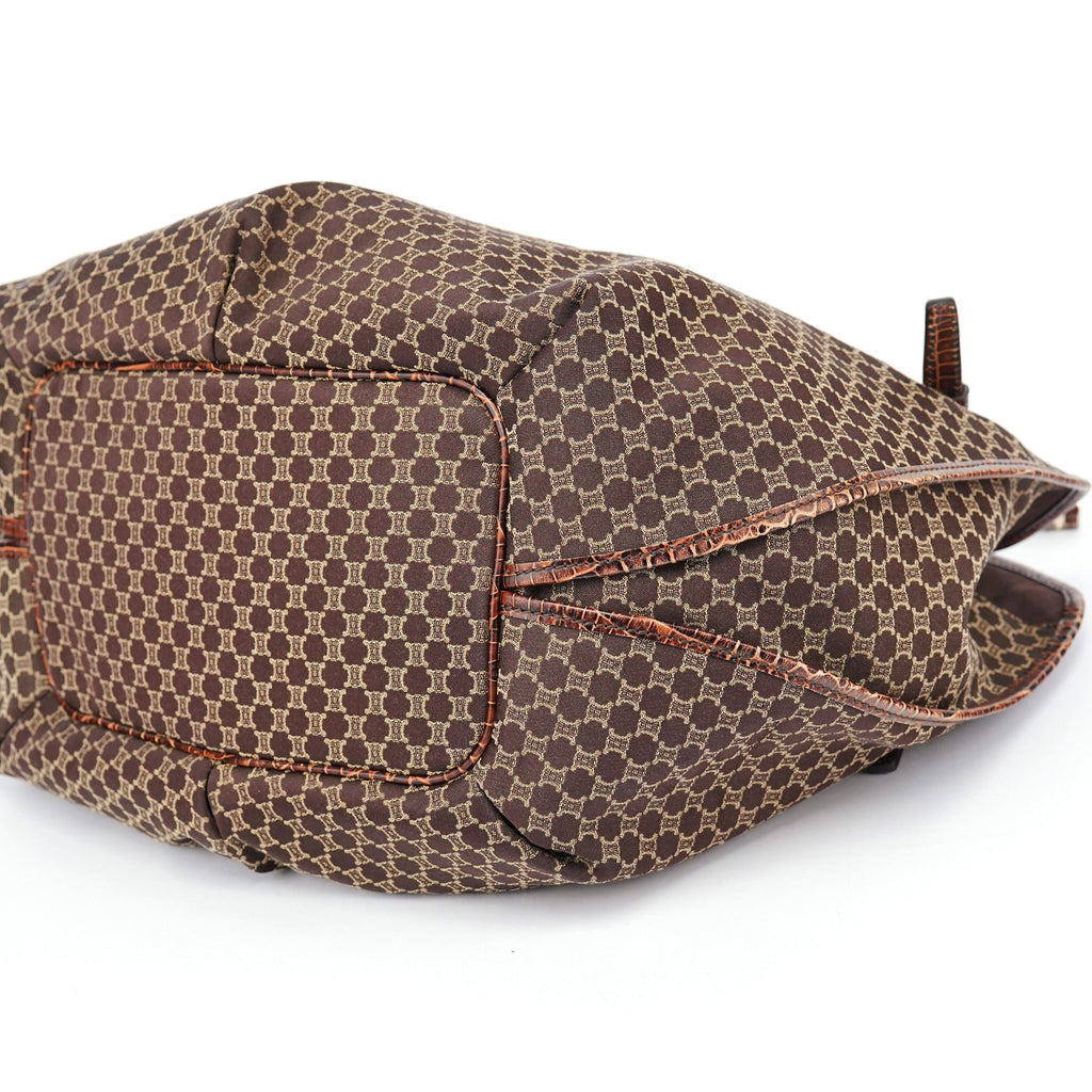 Brown Triomphe Bittersweet Shoulder Bag